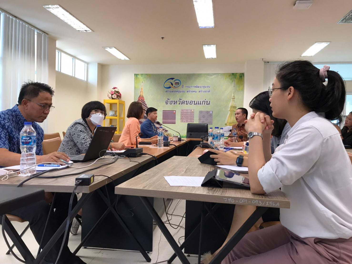 ?จังหวัดขอนแก่น : ประชุมคณะทำงานโครงการพัฒนาชุมชนใสสะอาด มิติที่ 5 นวัตกรรมในการสร้างความโปร่งใส