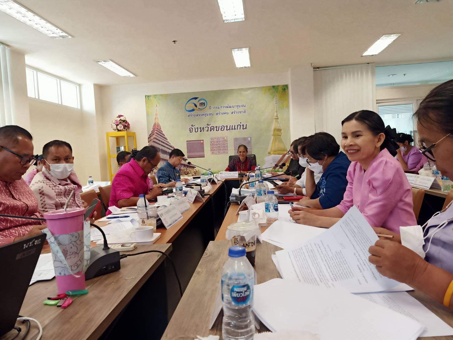 ? พช.ขอนแก่น : ประชุมผู้บริหารและนักวิชาการพัฒนาชุมชนจังหวัดและอำเภอ เพื่อติดตามงานและประสานงานในการขับเคลื่อนงานพัฒนาชุมชน ครั้งที่3/2566