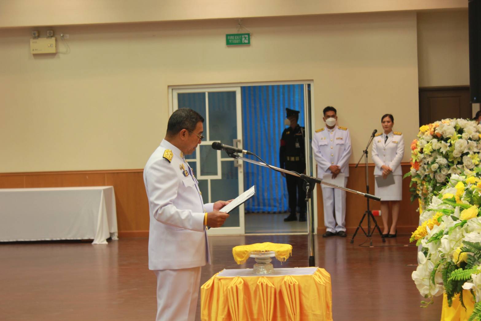 ? พช.ขอนแก่น : เข้าร่วมพิธีถวายเครื่องราชสักการะแด่พระบาทสมเด็จพระบรมชนกาธิเบศร มหาภูมิพลอดุลยเดชมหาราช บรมนาถบพิตร เนื่องในวันมาตรฐานฝีมือแรงงานแห่งชาติ ประจำปี 2566