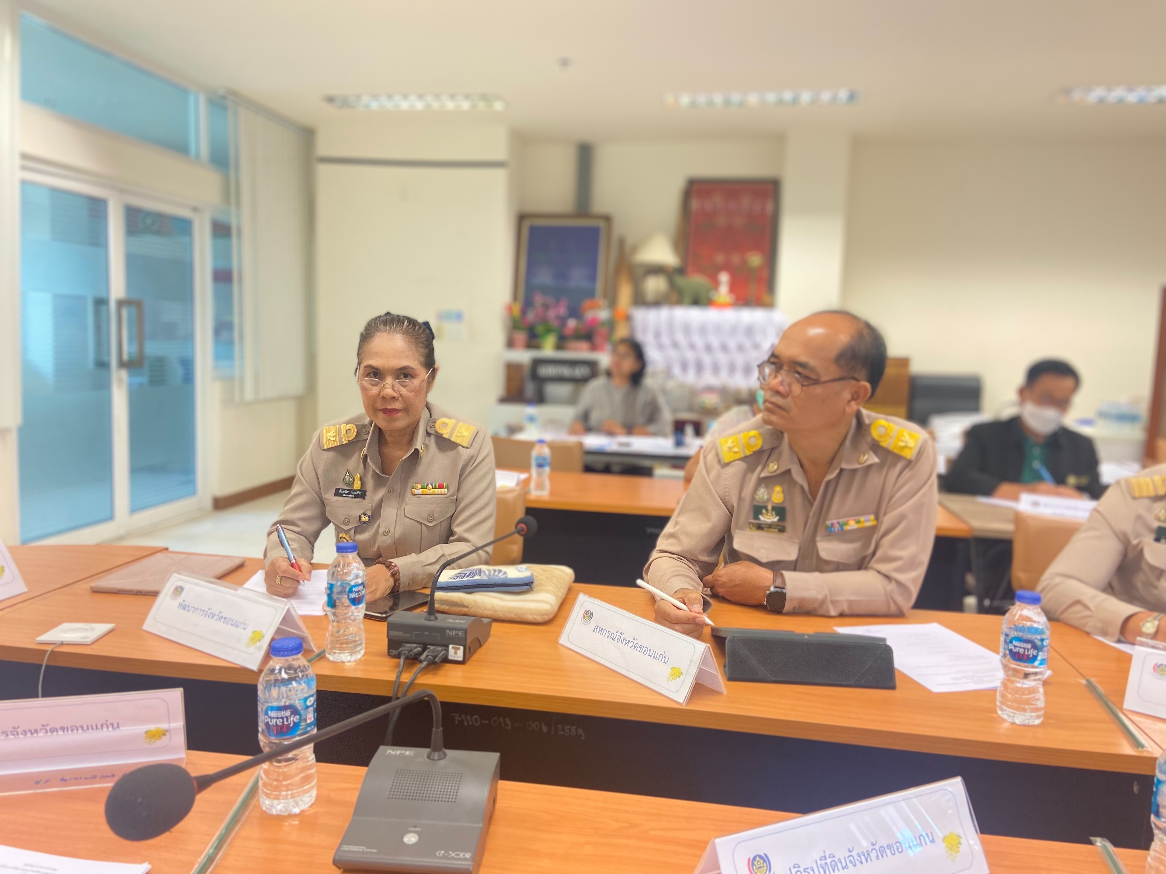 ?พช.ขอนแก่น : จัดประชุมการดำเนินการขับเคลื่อนการพัฒนาคุณภาพชีวิตเกษตรกรและประชาชนในพื้นที่ จังหวัดขอนแก่น