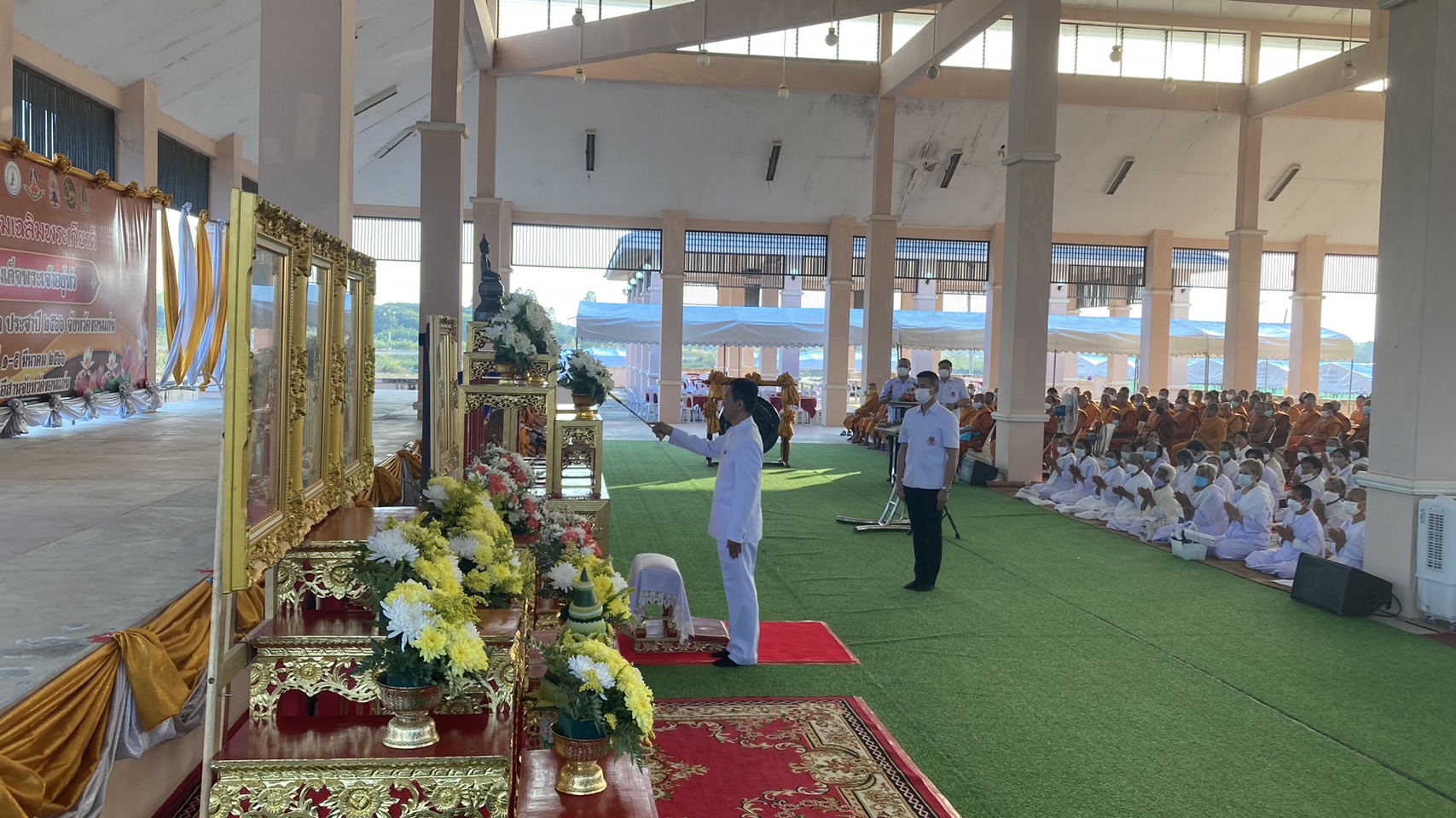 ? พช.ขอนแก่น : ร่วมพิธีเปิดงานปฏิบัติธรรมเฉลิมพระเกียรติพระบาทสมเด็จพระเจ้าอยู่หัวฯ เนื่องในเทศกาลวันมาฆบูชา จังหวัดขอนแก่น ประจำปี 2566