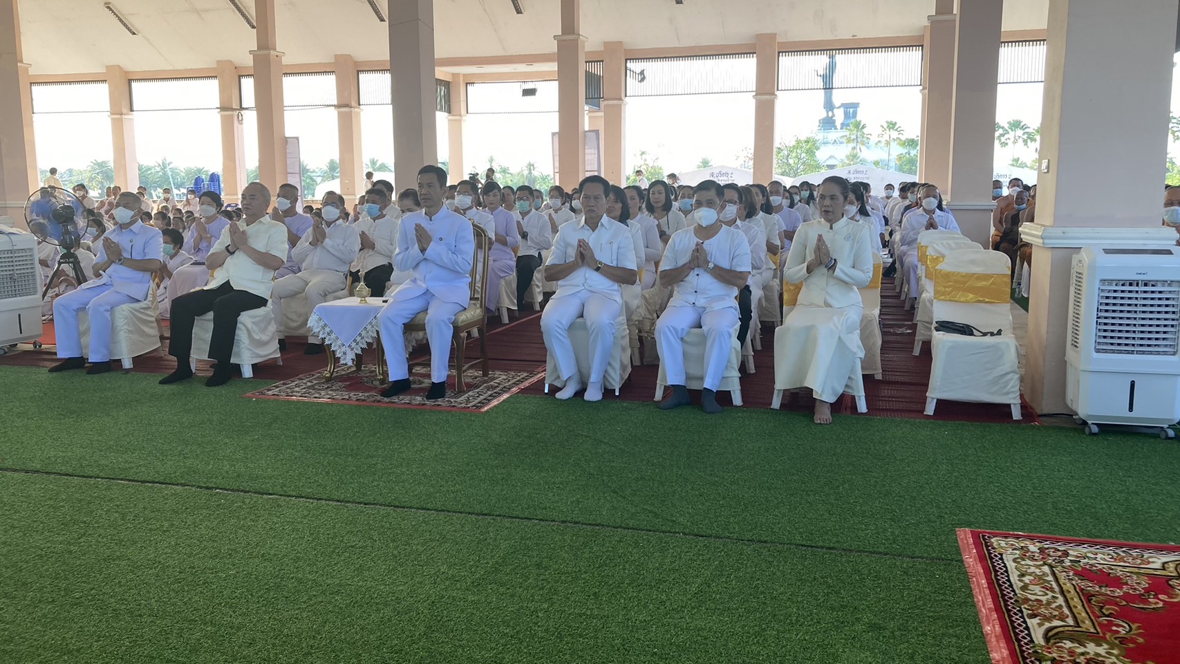 ? พช.ขอนแก่น : ร่วมพิธีเปิดงานปฏิบัติธรรมเฉลิมพระเกียรติพระบาทสมเด็จพระเจ้าอยู่หัวฯ เนื่องในเทศกาลวันมาฆบูชา จังหวัดขอนแก่น ประจำปี 2566