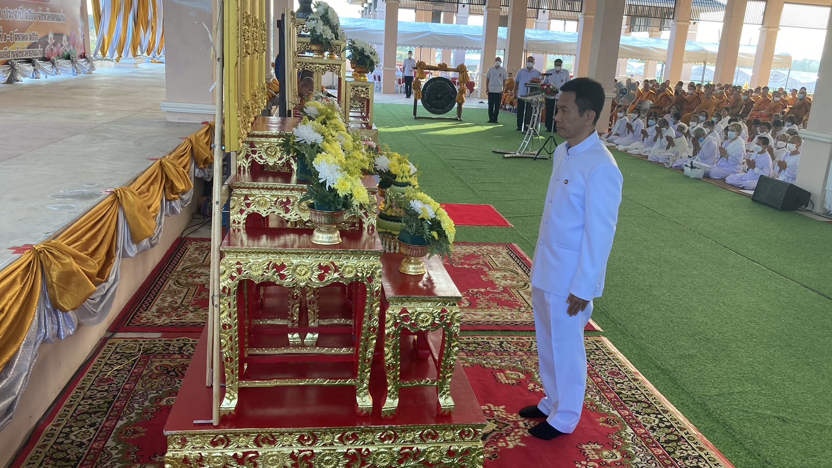 ? พช.ขอนแก่น : ร่วมพิธีเปิดงานปฏิบัติธรรมเฉลิมพระเกียรติพระบาทสมเด็จพระเจ้าอยู่หัวฯ เนื่องในเทศกาลวันมาฆบูชา จังหวัดขอนแก่น ประจำปี 2566