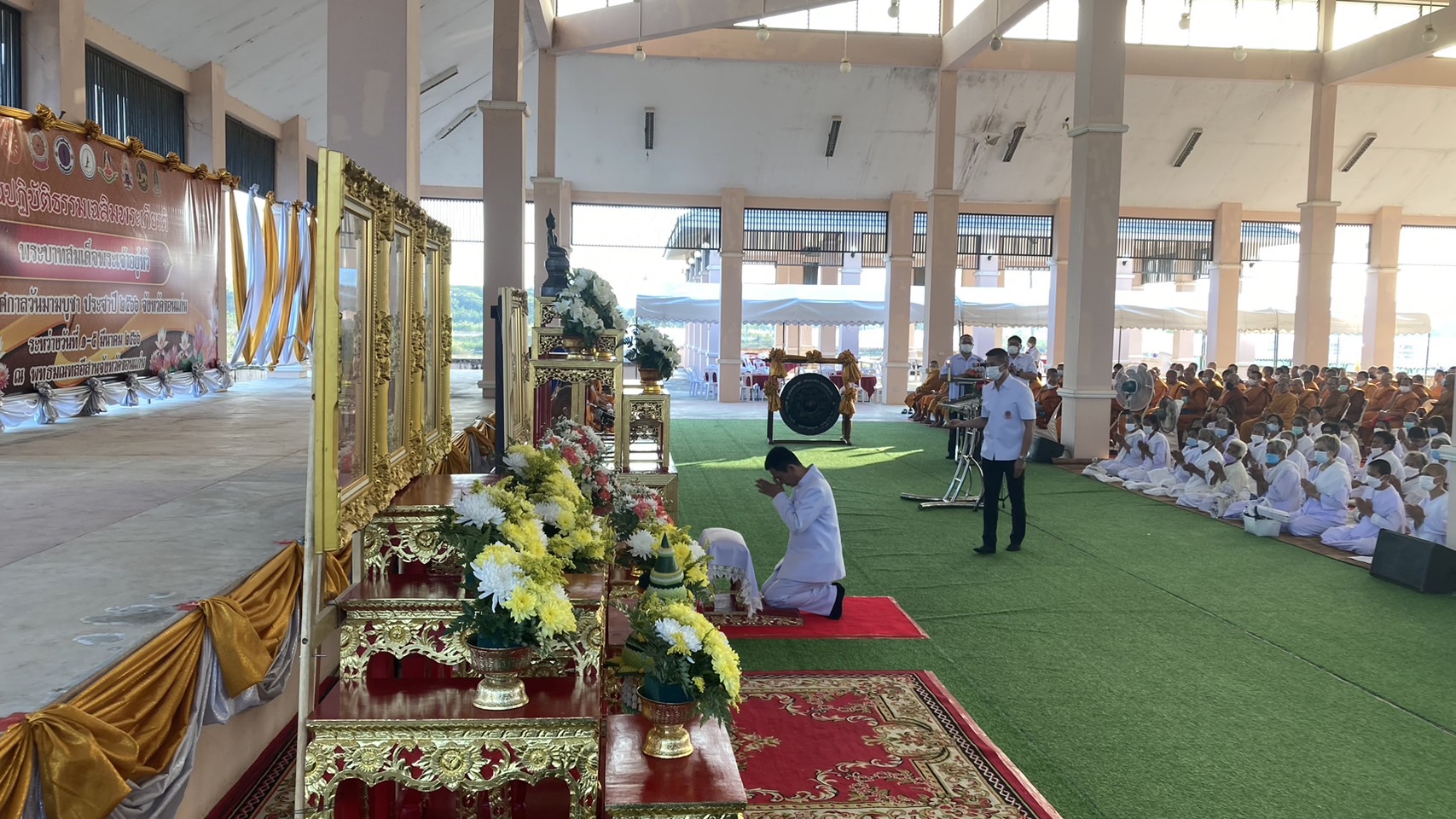 ? พช.ขอนแก่น : ร่วมพิธีเปิดงานปฏิบัติธรรมเฉลิมพระเกียรติพระบาทสมเด็จพระเจ้าอยู่หัวฯ เนื่องในเทศกาลวันมาฆบูชา จังหวัดขอนแก่น ประจำปี 2566