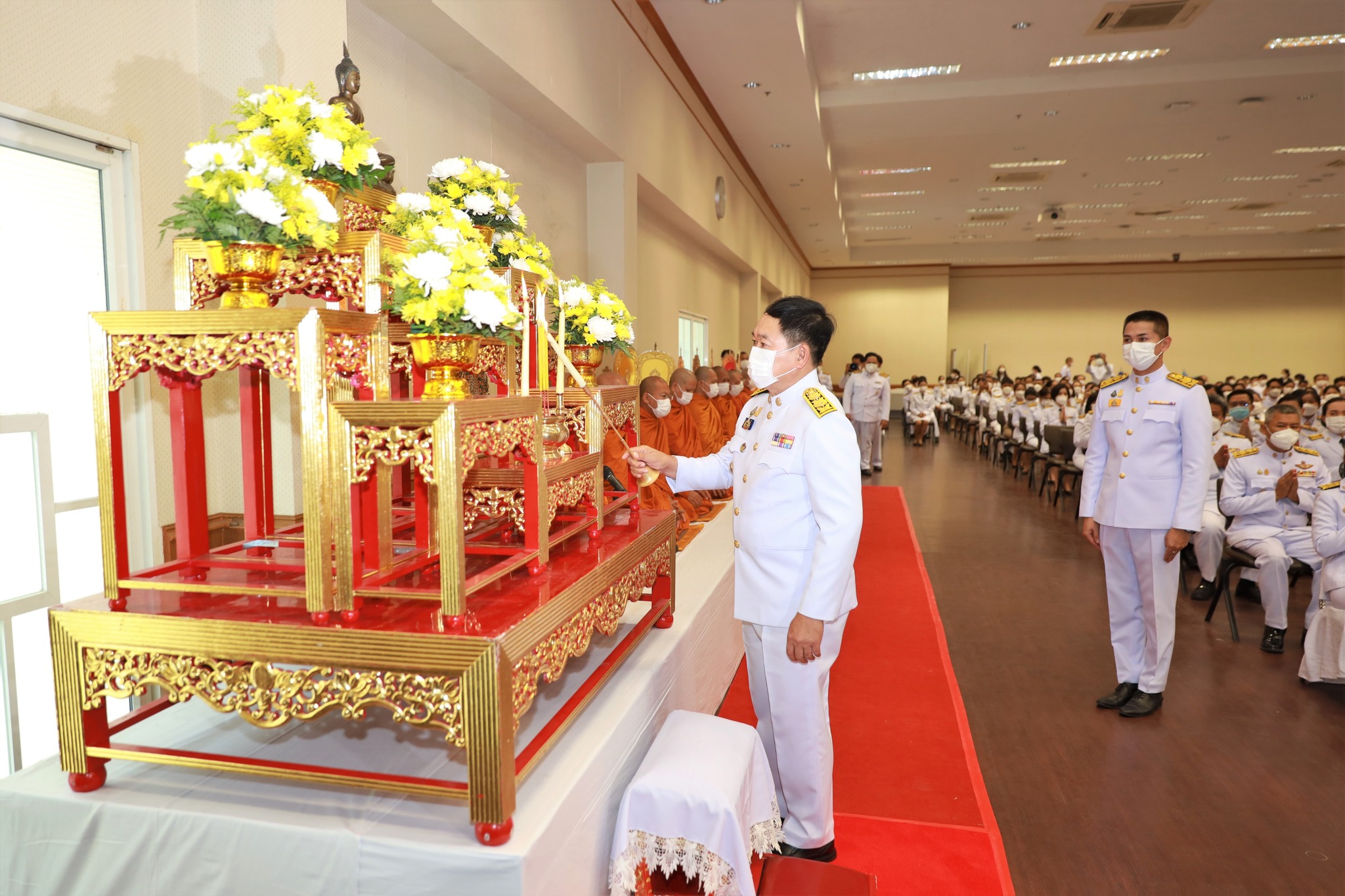 ? พช.ขอนแก่น : ร่วมประกอบพิธีเนื่องในวันพระบาทสมเด็จพระพุทธยอดฟ้าจุฬาโลกมหาราช และวันที่ระลึกมหาจักรีบรมราชวงศ์ ประจำปี 2566