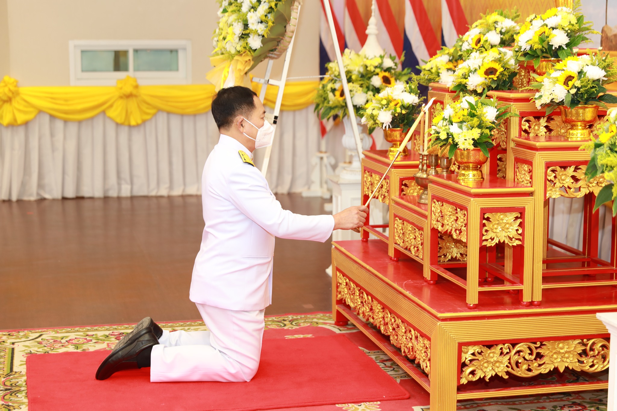 ? จังหวัดขอนแก่น : ประกอบพิธีวางพวงมาลาถวายราชสักการะ เนื่องในวันคล้ายวันสวรรคตของสมเด็จพระนเรศวรมหาราช ประจำปี 2566