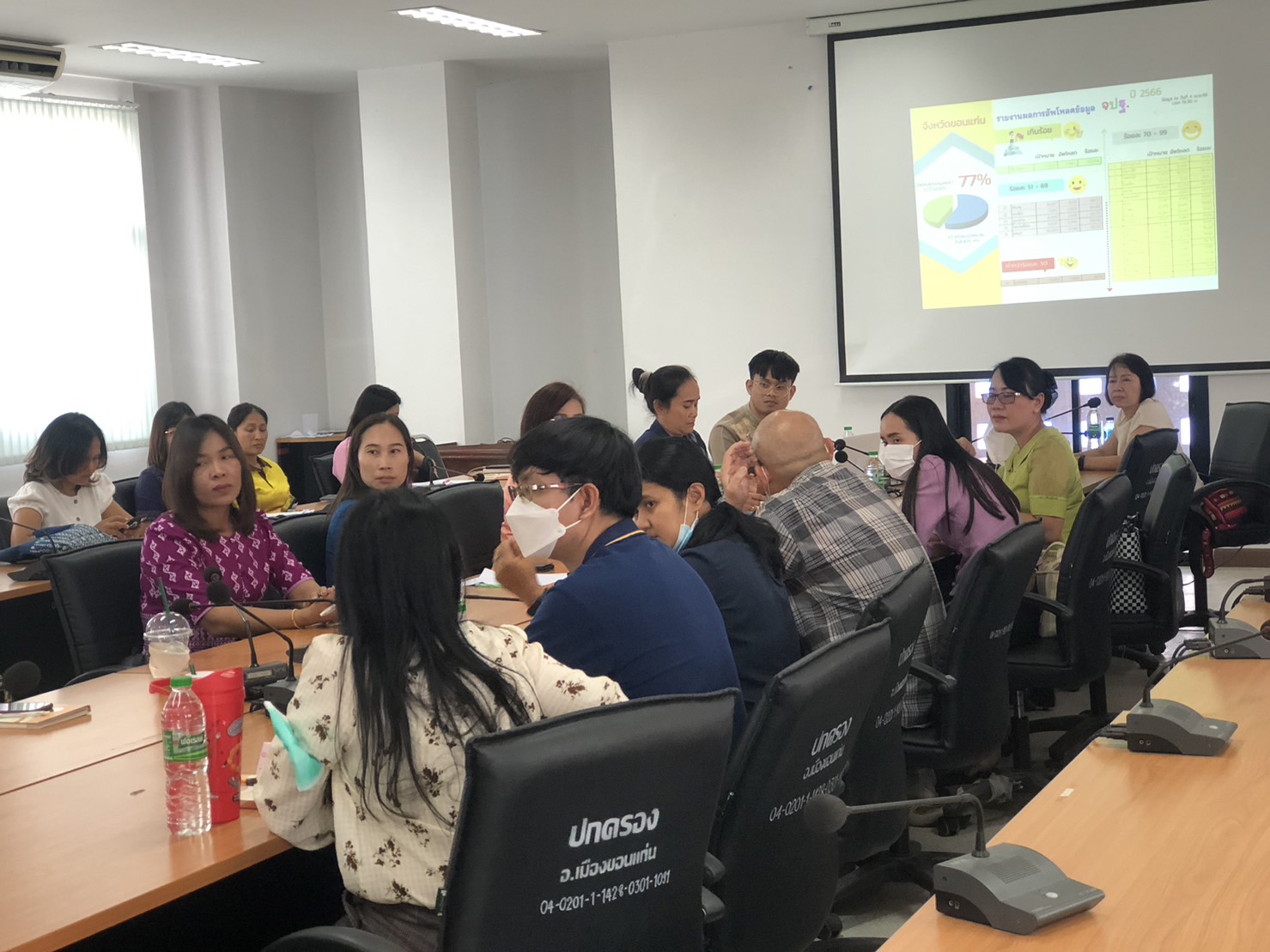 ? พช.ขอนแก่น : จัดประชุมชักซ้อมขับเคลื่อนการดำเนินงานขจัดความยากจนและพัฒนาคนทุกช่วงวัยอย่างยั่งยืนตามหลักปรัชญาของเศรษฐกิจพอเพียง ประจำปี 2566 (โซน1และโซน2)