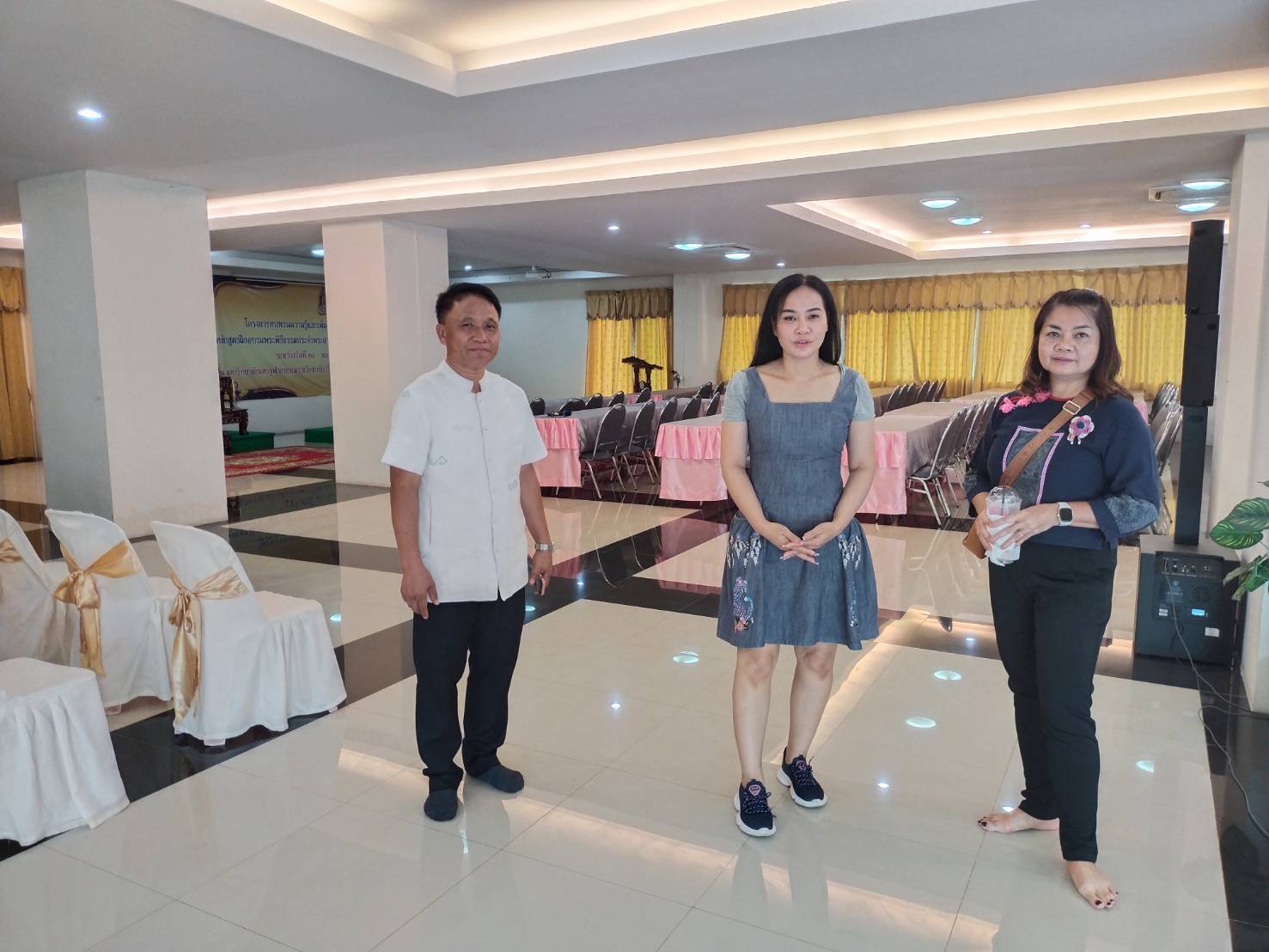 ? พช.ขอนแก่น : ลงพื้นที่ติดตามสนับสนุนการดำเนินงานแปลงโคก หนอง นา พุทธอารยเกษตร มจร. ขอนแก่น 