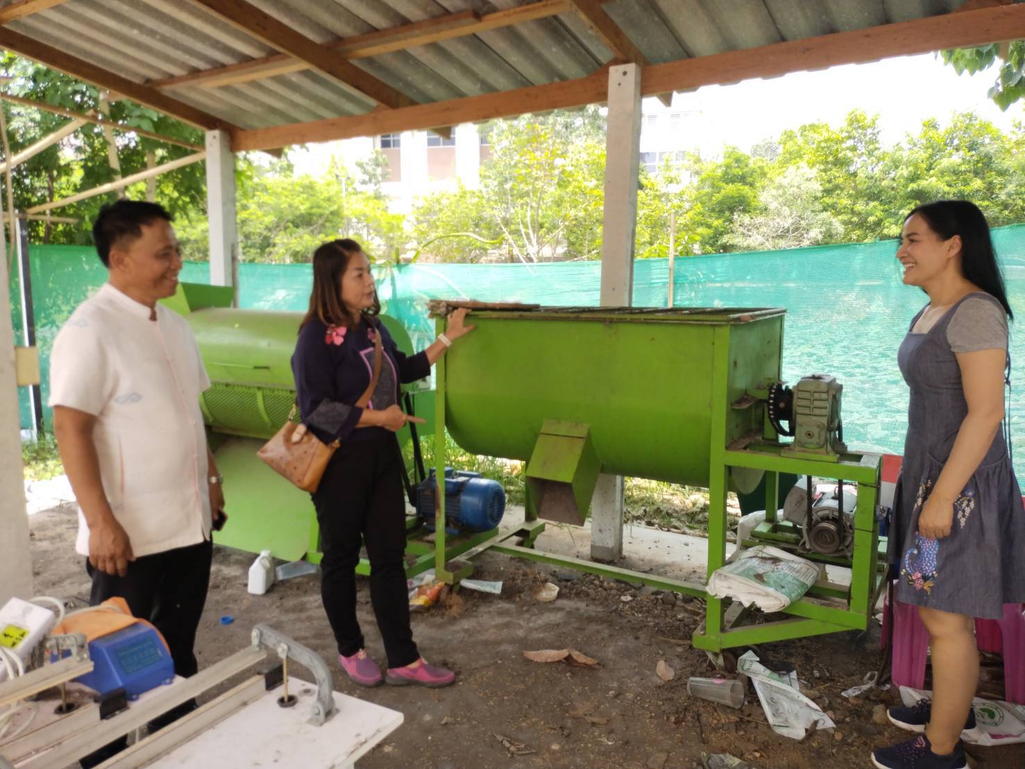 ? พช.ขอนแก่น : ลงพื้นที่ติดตามสนับสนุนการดำเนินงานแปลงโคก หนอง นา พุทธอารยเกษตร มจร. ขอนแก่น 