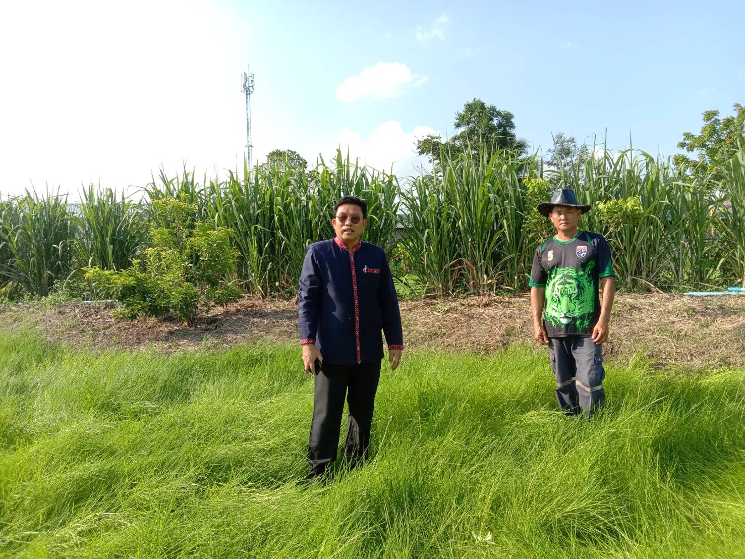 พช.ขอนแก่น : อำเภอภูผาม่าน ลงพื้นที่ติดตามประเมินศักยภาพครัวเรือนต้นแบบ โครงการพัฒนาหมู่บ้านเศรษฐกิจพอเพียง ในการปรับพื้นที่ รููปแบบ โคก หนอง นา พช.