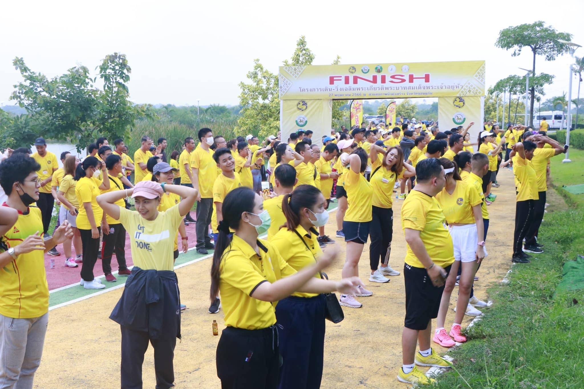 ?พช.ขอนแก่น : ร่วมกิจกรรมเดิน-วิ่ง เฉลิมพระเกียรติพระบาทสมเด็จพระเจ้าอยู่หัว เนื่องในวันฉัตรมงคล 4 พฤษภาคม 2566