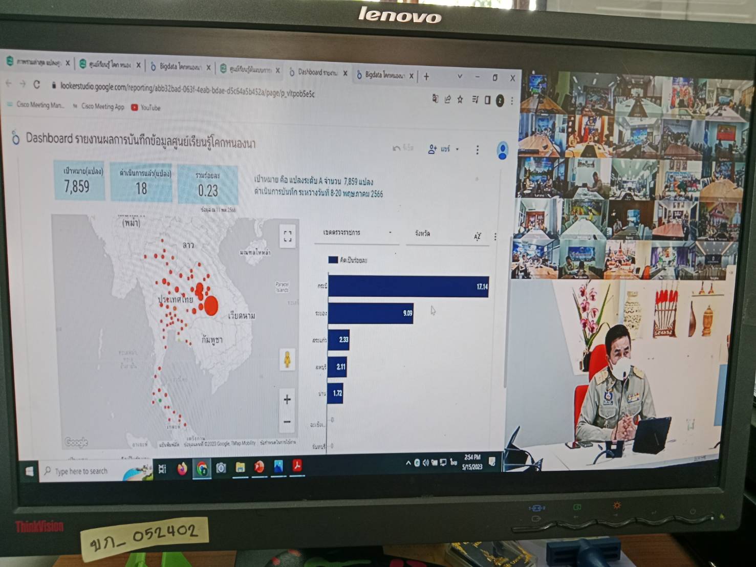?พช.ขอนแก่น : ร่วมประชุม”ชี้แจงการบริหารจัดการฐานข้อมูลขนาดใหญ่ Big Data กรมการพัฒนาชุมชน ฐานข้อมูลศูนย์เรียนรู้การพัฒนาคุณภาพชีวิตตามหลักทฤษฎีใหม่ประยุกต์สู่ “โคก หนอง นา โมเดล”