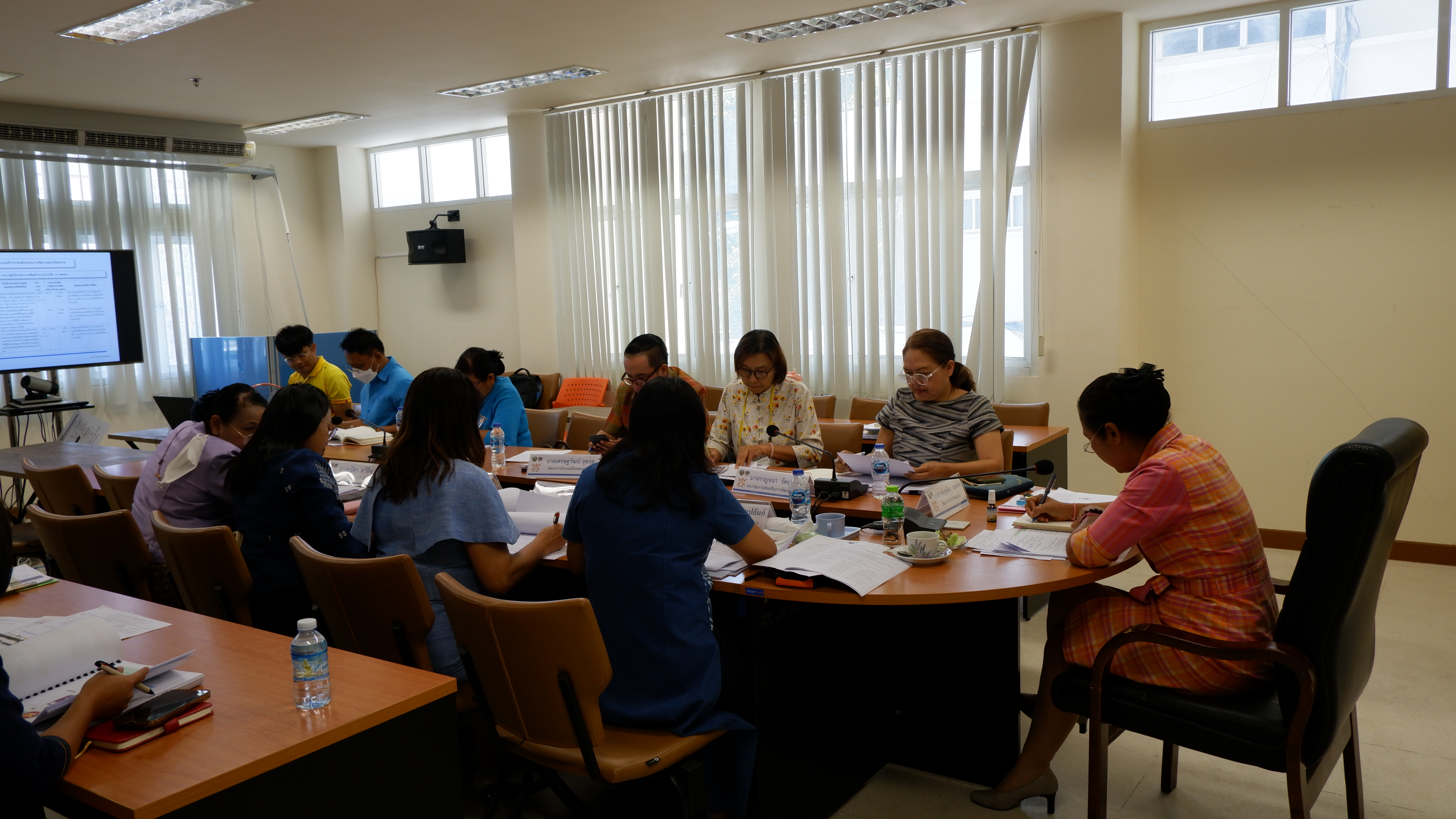 ?จังหวัดขอนแก่น : ประชุมคณะทำงานโครงการพัฒนาชุมชนใสสะอาด