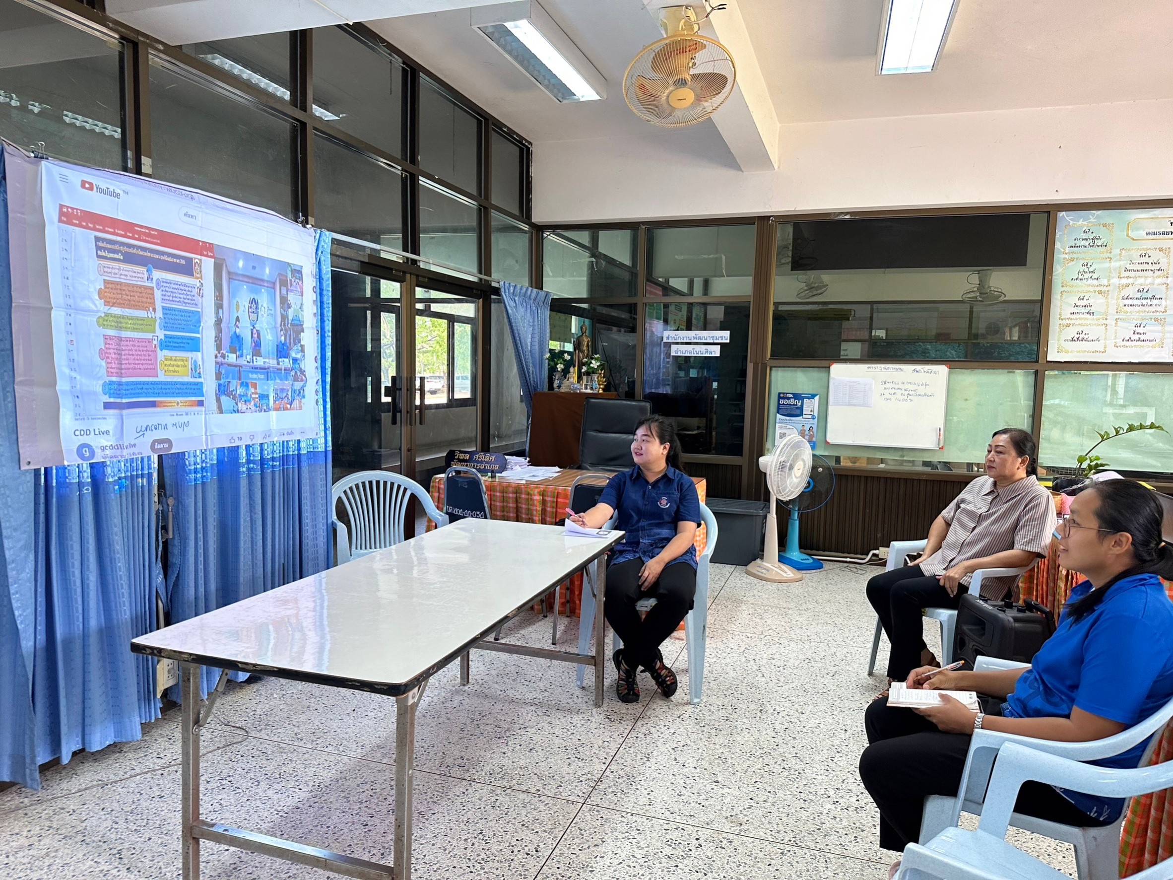 พช. ขอนแก่น : ร่วมประชุมกรมการพัฒนาชุมชน ครั้งที่ 5/2566 ผ่านระบบวีดีทัศน์ทางไกล (Video Conference)