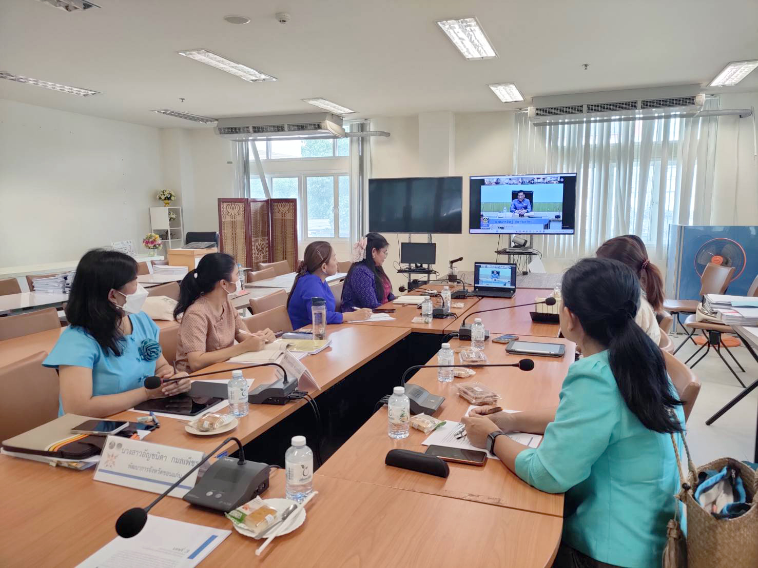 ? พช.ขอนแก่น : ร่วมประชุมชี้แจงแนวทางและซักซ้อมความเข้าใจในการพัฒนาข้าราชการที่อยู่ระหว่างทดลองปฏิบัติหน้าที่ราชการ พัฒนากรก่อนประจำการ รุ่นที่ 123