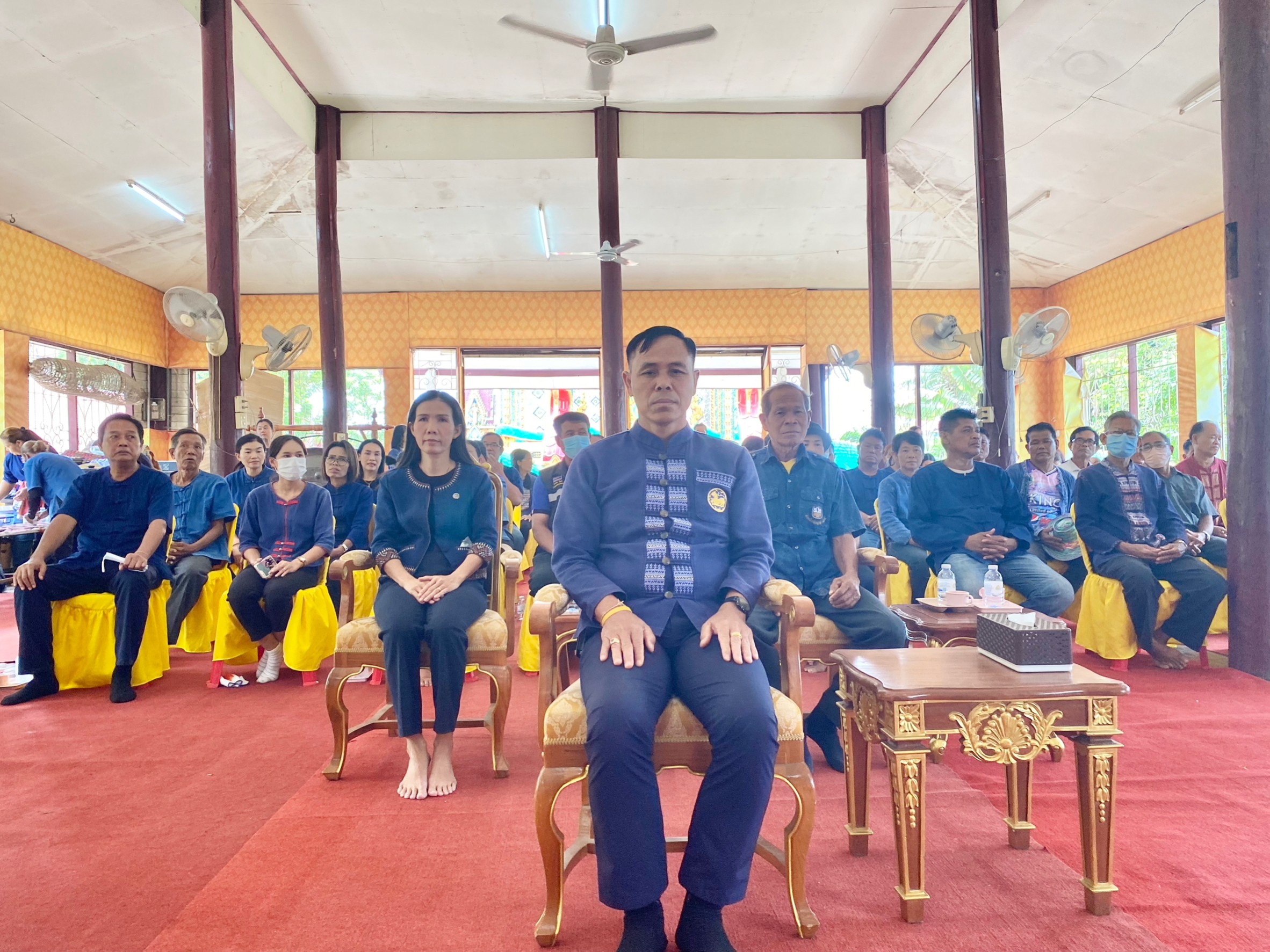 พช.ขอนแก่น : อำเภอหนองเรือ จัดกิจกรรมโครงการจิตอาสาพัฒนาชุมชน วัด ประชา รัฐ สร้างสุข เนื่องในโอกาสฉลอง พระชนมายุ 8 รอบ สมเด็จพระอริยวงศาคตญาณ สมเด็จพระสังฆราช สกลมหาสังฆปริณายก