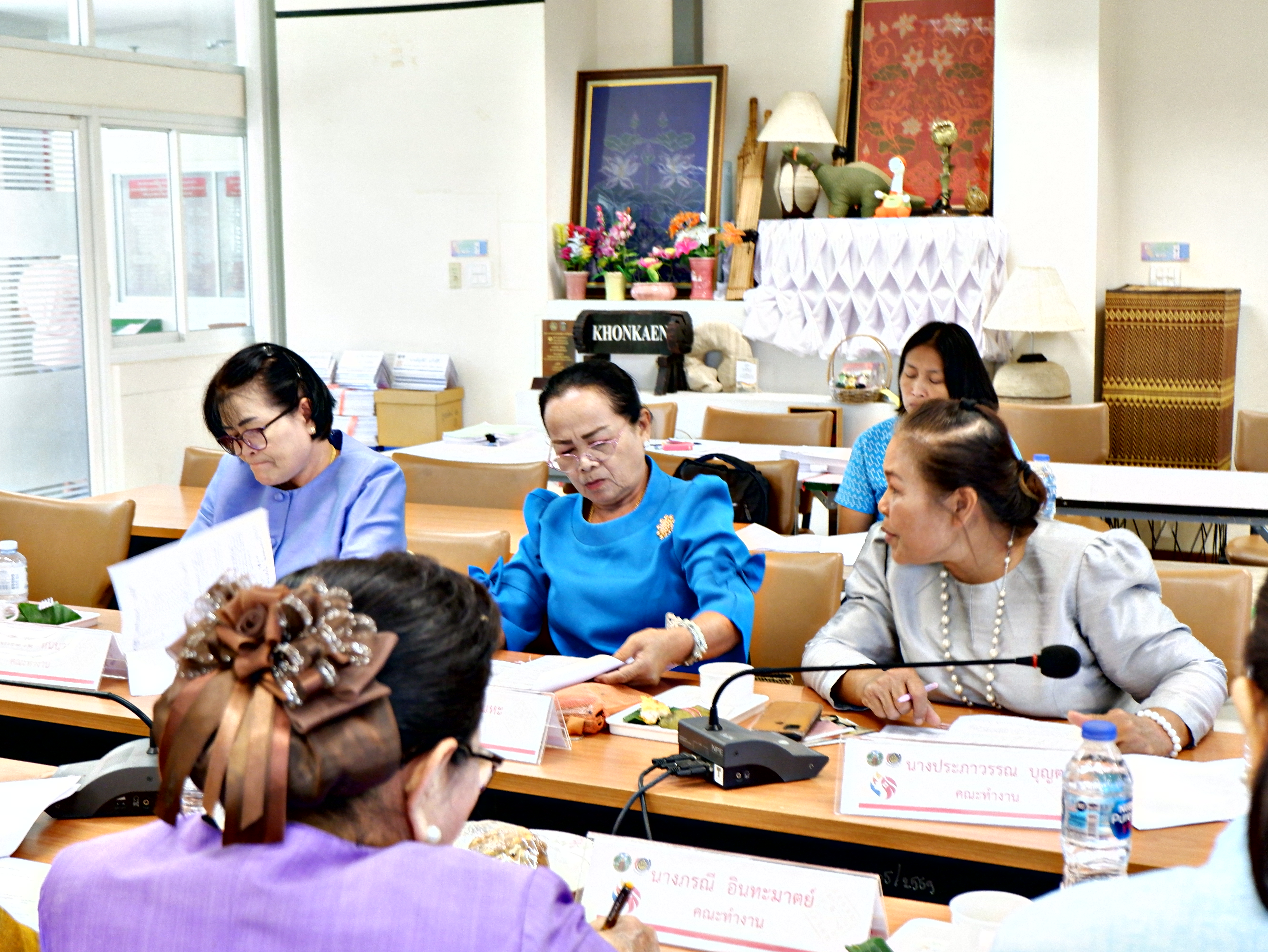 ? พช.ขอนแก่น : ประชุมคณะทำงานขับเคลื่อนกองทุนพัฒนาบทบาทสตรีจังหวัด (อกส.จ.) จังหวัดขอนแก่น ครั้งที่ 6/2566