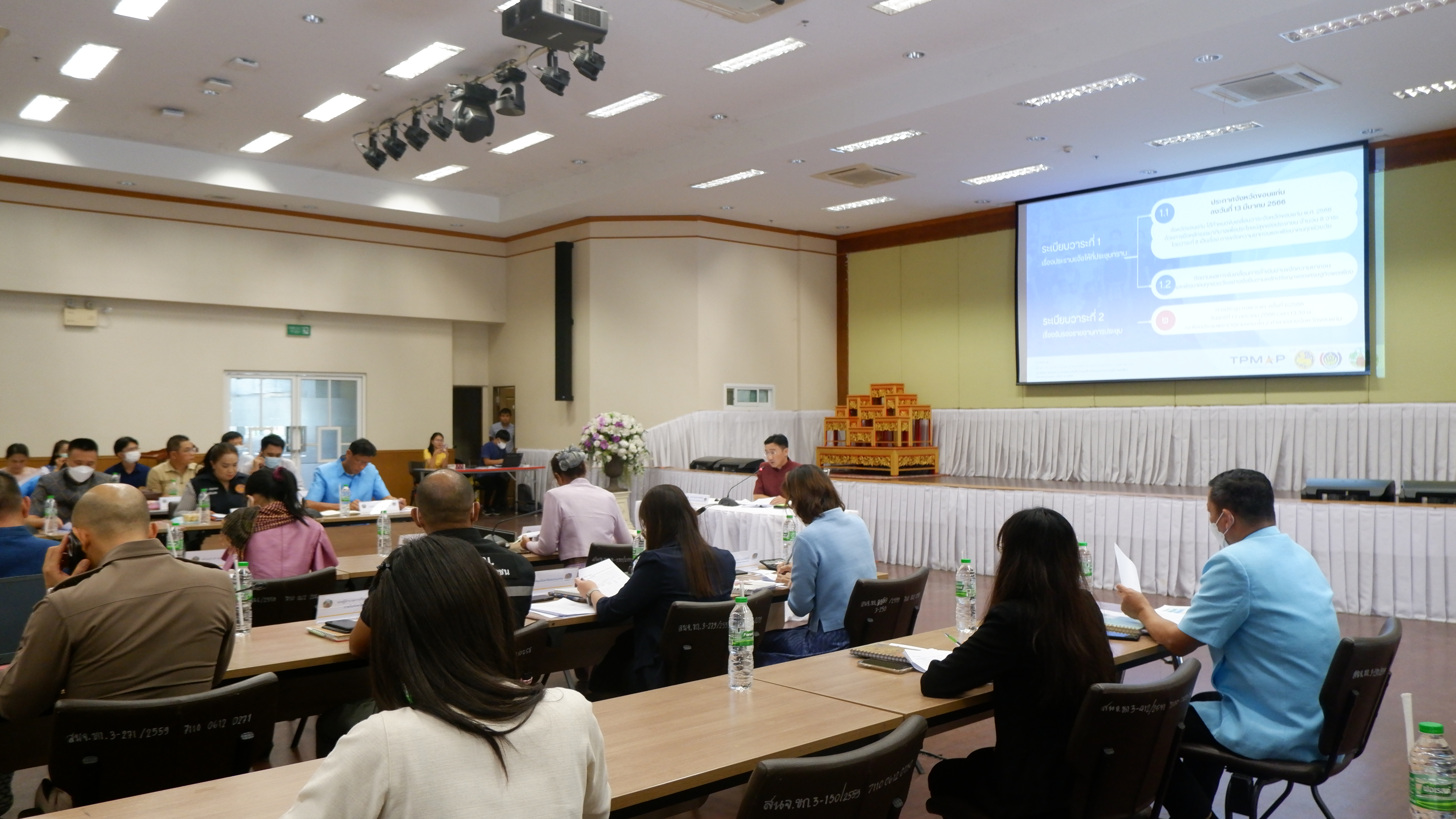 ? พช.ขอนแก่น : ประชุมคณะกรรมการบริหารศูนย์อำนวยการขจัดความยากจนและพัฒนาคนทุกชวงวัยอย่างยั่งยืนตามหลักปรัชญาของเศรษฐกิจพอเพียง จังหวัดขอนแก่น (ศจพ.จ.ขก) ครั้งที่ 2/2566
