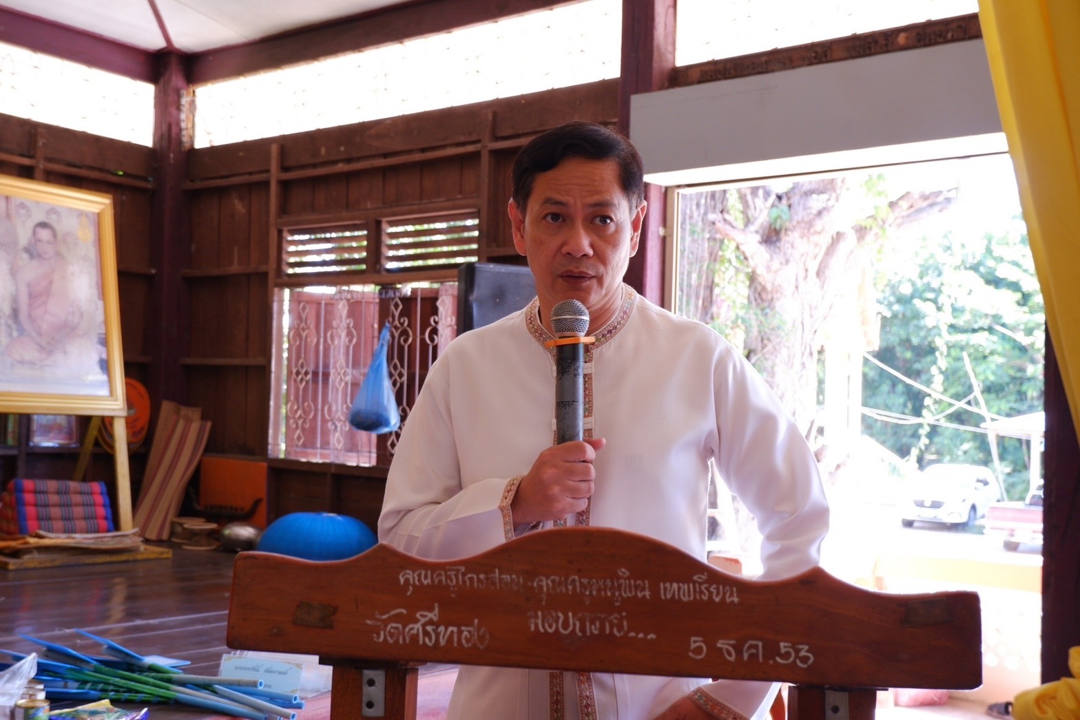 พช.ขอนแก่น : อำเภอพล ดำเนินการโครงการวัด ประชา รัฐ สร้างสุข