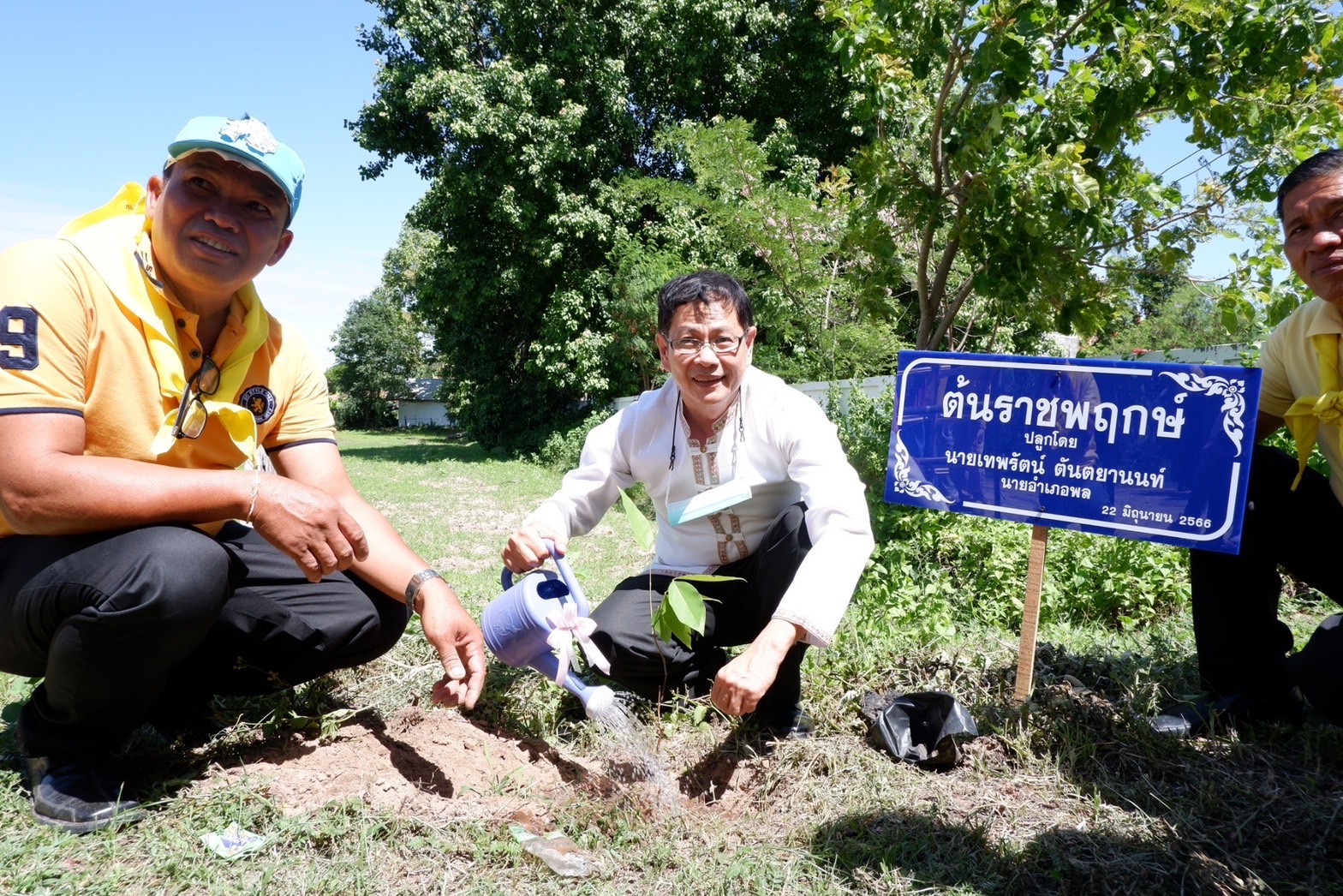 พช.ขอนแก่น : อำเภอพล ดำเนินการโครงการวัด ประชา รัฐ สร้างสุข
