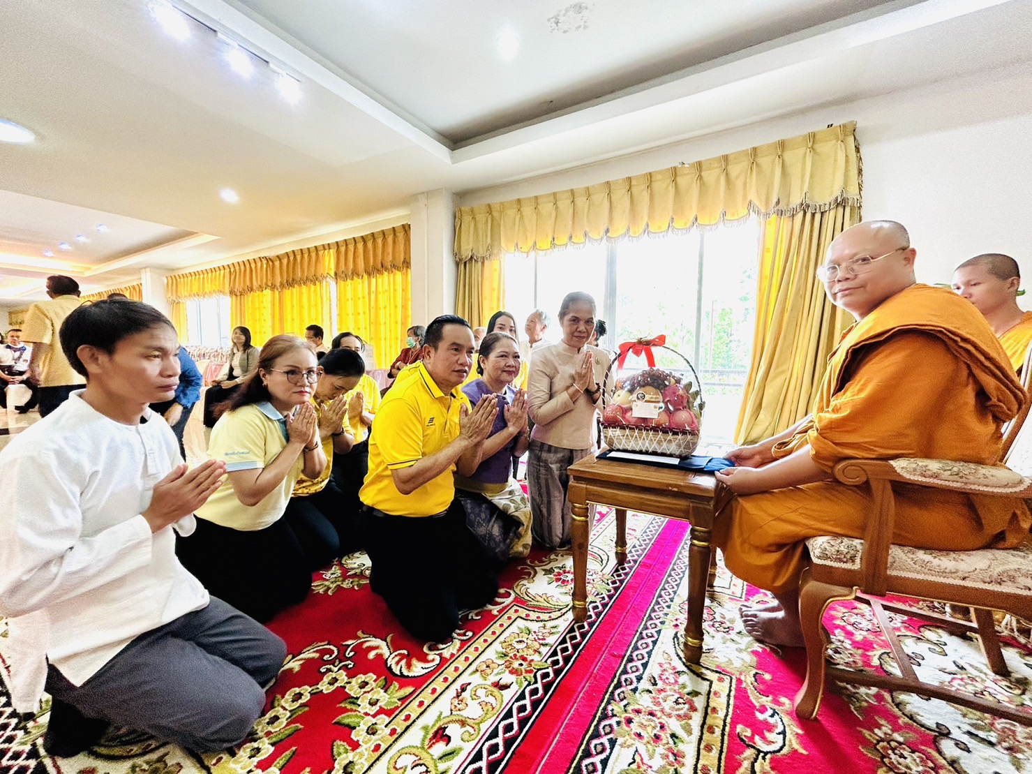 ? พช.ขอนแก่น : ร่วมพิธีทำบุญอายุวัฒนมงคล 55 ปี พระโสภณพัฒนบัณฑิต,รศ.ดร.รองอธิการบดีมหาวิทยาลัยมหาจุฬาลงกรณราชวิทยาลัย วิทยาเขตขอนแก่น
