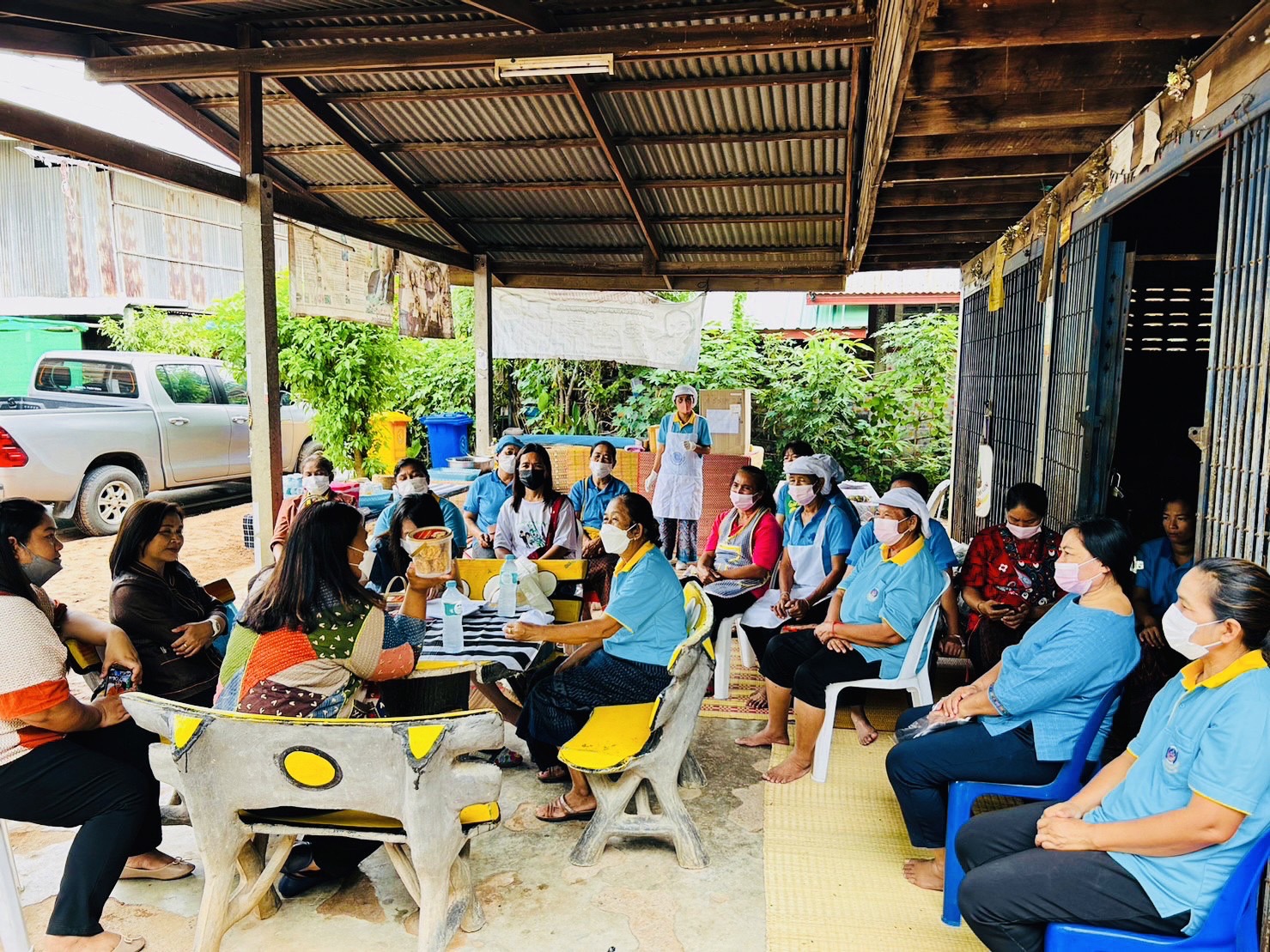 กรมการพัฒนาชุมชน ลงพื้นที่จังหวัดขอนแก่น : ติดตามประเมินผลการดำเนินงานโครงการโรงเรียน OTOP Academy / Quadrant D / และโครงการส่งเสริมกระบวนการเครือข่ายองค์ความรู้ KBO ประจำปี 2566
