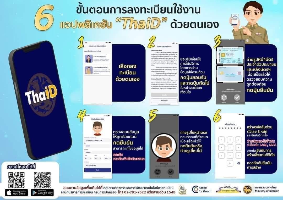 จังหวัดขอนแก่น : ประชาสัมพธ์เชิญชวนพ่อแม่พี่น้องประชาชนทุกท่านใช้บริการ App ดีๆที่ชื่อว่า Thai ID