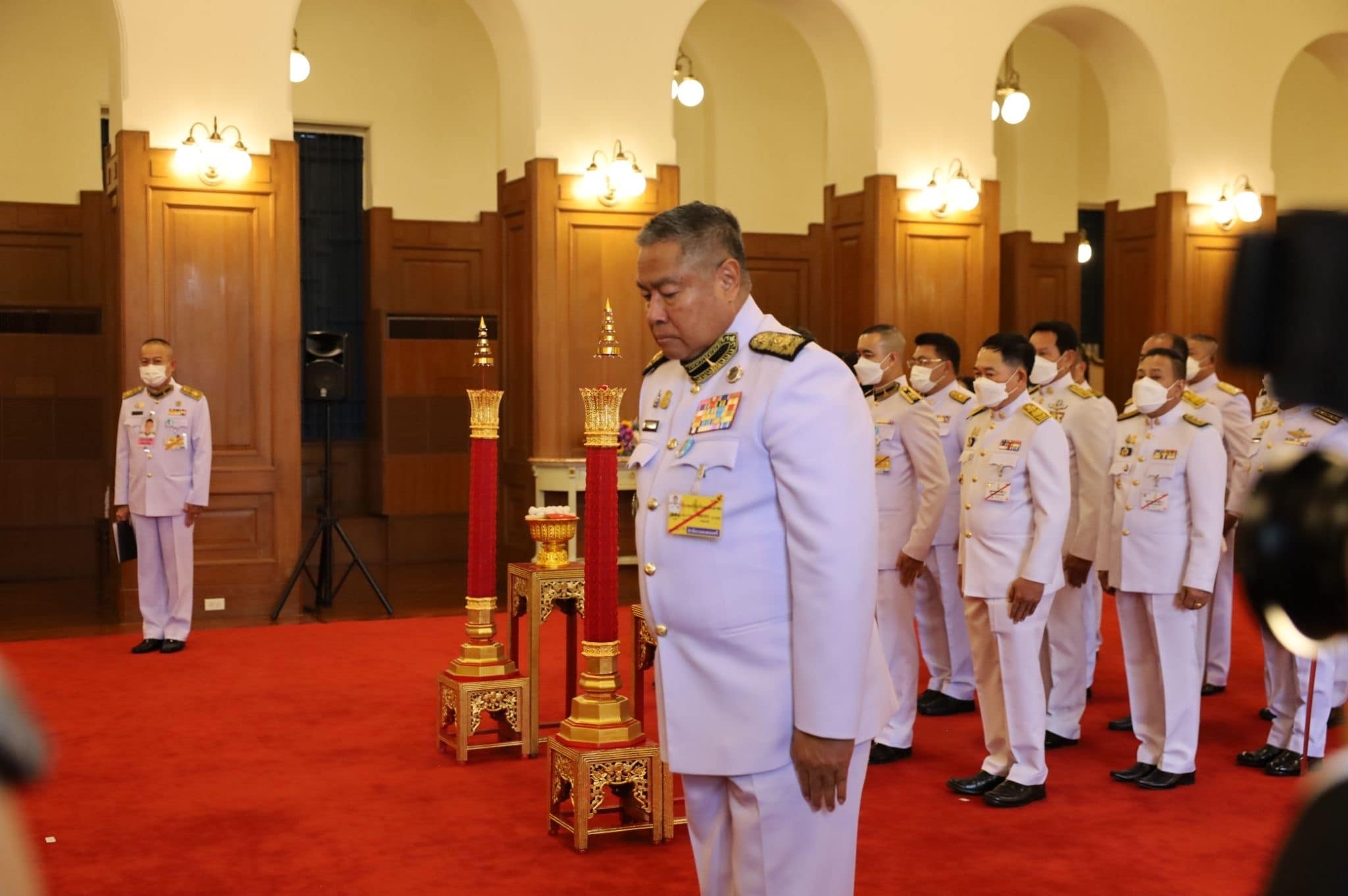 จังหวัดขอนแก่น : เข้าร่วมพิธีเชิญเทียนพรรษาและผ้าอาบน้ำฝนพระราชทาน ประจำปี 2566