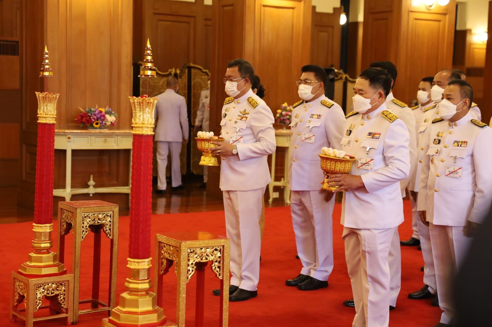 จังหวัดขอนแก่น : เข้าร่วมพิธีเชิญเทียนพรรษาและผ้าอาบน้ำฝนพระราชทาน ประจำปี 2566