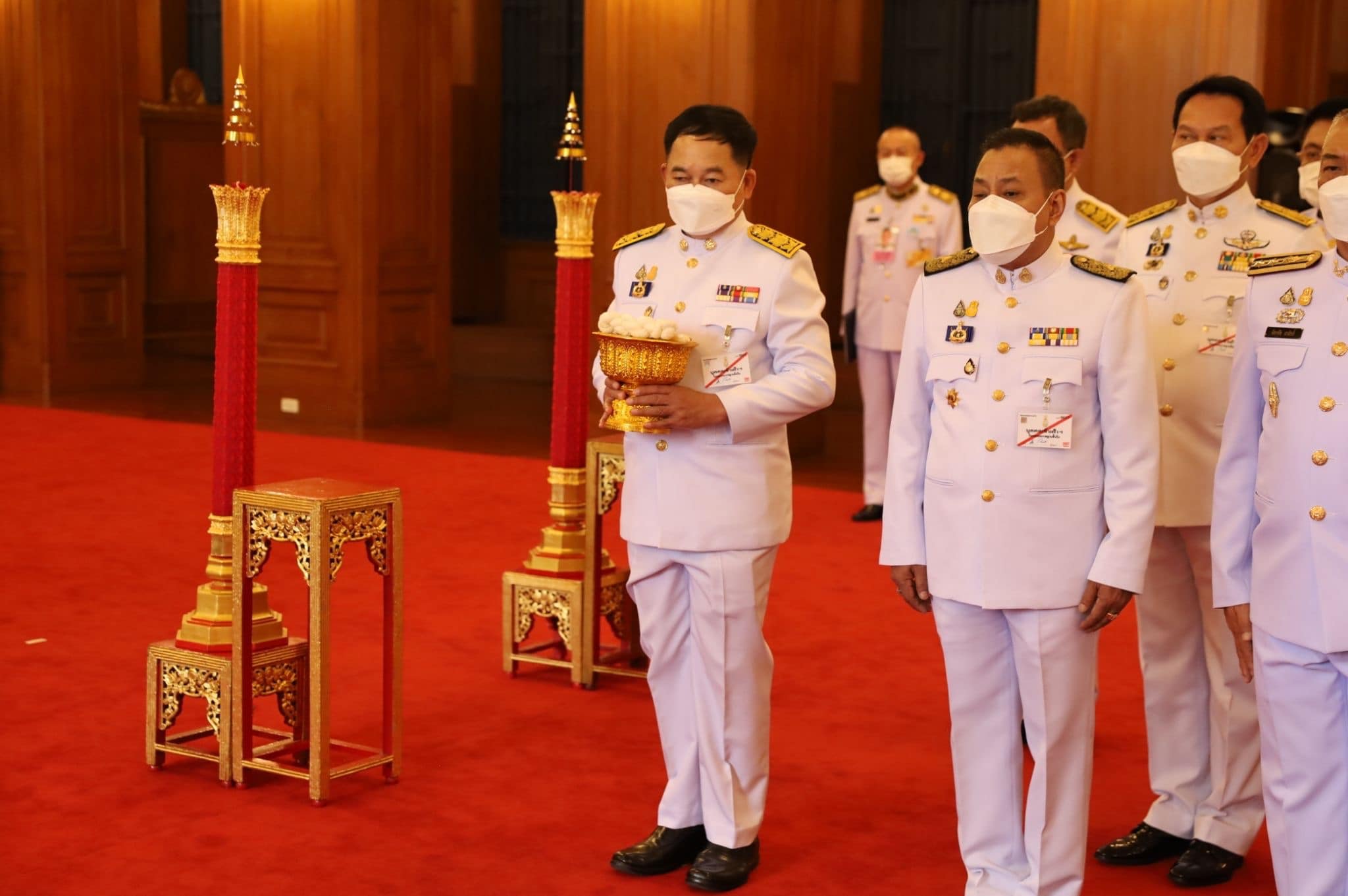 จังหวัดขอนแก่น : เข้าร่วมพิธีเชิญเทียนพรรษาและผ้าอาบน้ำฝนพระราชทาน ประจำปี 2566