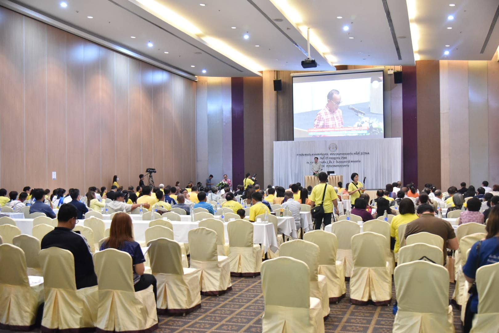 พช.ขอนแก่น : ร่วมประชุมประชาคมระดับนคร เทศบาลนครขอนแก่น ครั้งที่ 2/2566