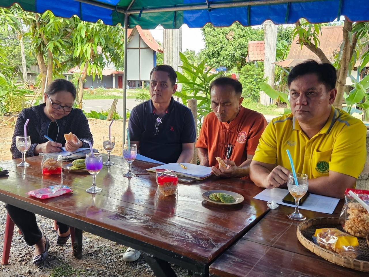 พช.ขอนแก่น : ประชุมคณะทำงานสนับสนุนการพัฒนาเศรษฐกิจฐานรากและประชารัฐ จังหวัดขอนแก่น ณ อ.ชุมแพ อ.สีชมพู และอ.ภูผาม่าน