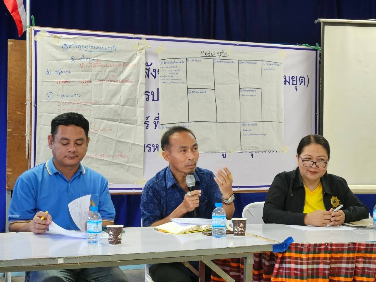 พช.ขอนแก่น : ประชุมคณะทำงานสนับสนุนการพัฒนาเศรษฐกิจฐานรากและประชารัฐ จังหวัดขอนแก่น อ.อุบลรันต์ อ.หนองเรือ และอ.บ้านแฮด จ.ขอนแก่น