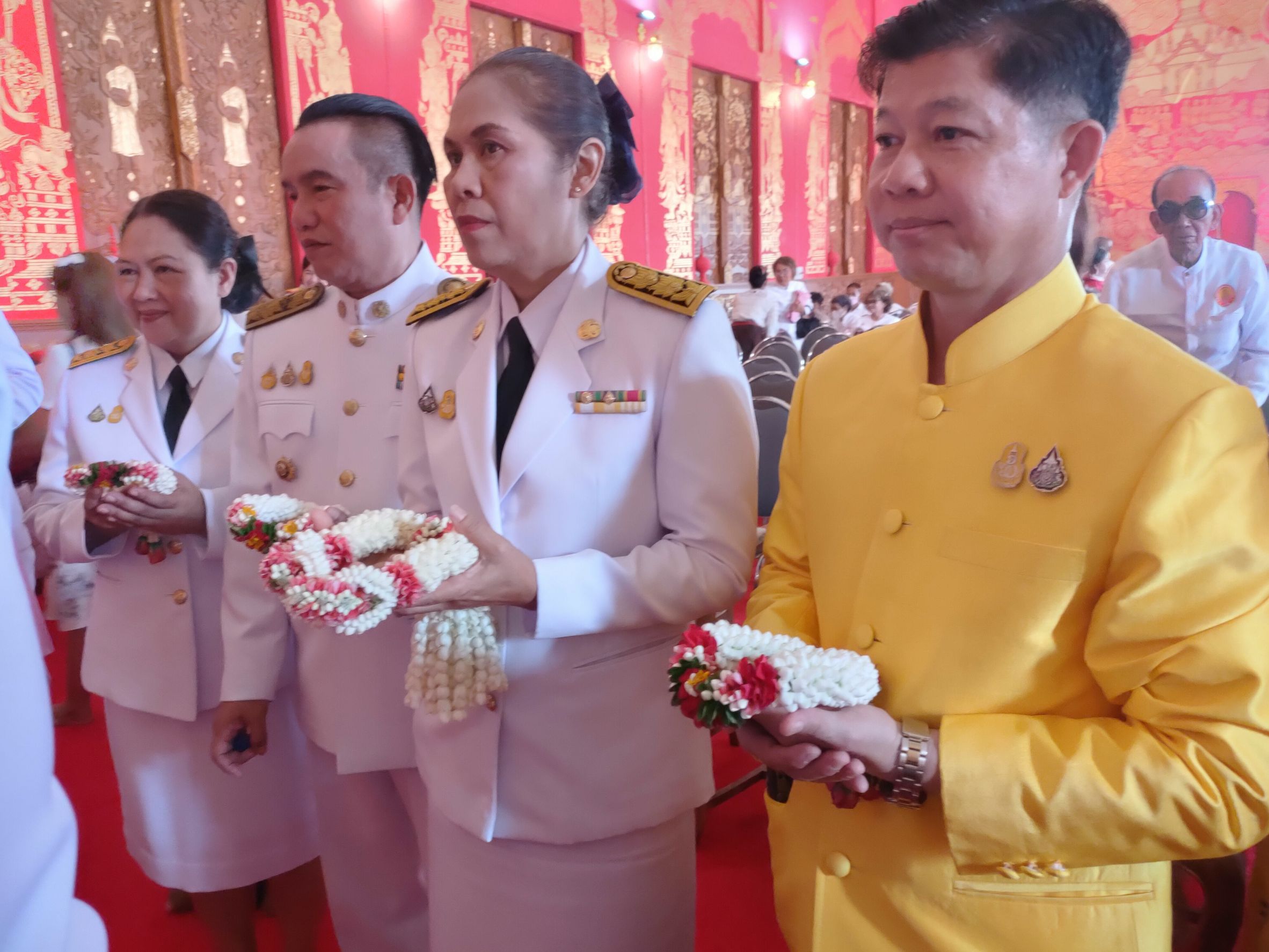 จังหวัดขอนแก่น : จัดพิธีต้อนรับสัญญาบัตร – พัดยศ ในโอกาสพระราชพิธีมหามงคลเฉลิมพระชนมพรรษา พระบาทสมเด็จพระวชิรเกล้าเจ้าอยู่หัว ทรงพระกรุณาโปรดพระราชทานสัญญาบัตรตั้งสมณศักดิ์ พระโสภณพัฒนบัณฑิต (สุกันยา อรุโณ) เป็นพระราชาคณะชั้นราช ในราชทินนามที่ พระราชพัฒนวัชรบัณฑิต