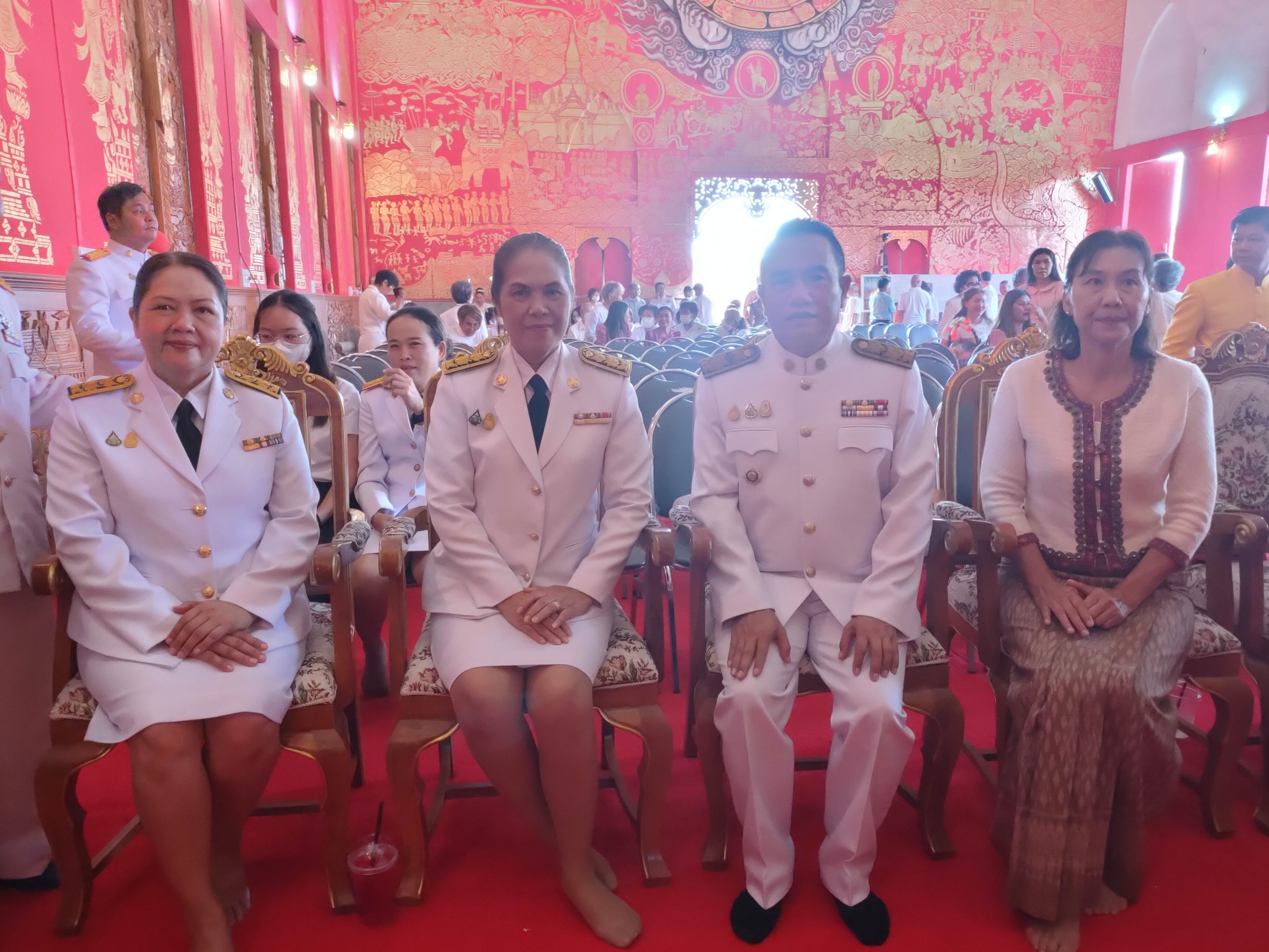 จังหวัดขอนแก่น : จัดพิธีต้อนรับสัญญาบัตร – พัดยศ ในโอกาสพระราชพิธีมหามงคลเฉลิมพระชนมพรรษา พระบาทสมเด็จพระวชิรเกล้าเจ้าอยู่หัว ทรงพระกรุณาโปรดพระราชทานสัญญาบัตรตั้งสมณศักดิ์ พระโสภณพัฒนบัณฑิต (สุกันยา อรุโณ) เป็นพระราชาคณะชั้นราช ในราชทินนามที่ พระราชพัฒนวัชรบัณฑิต