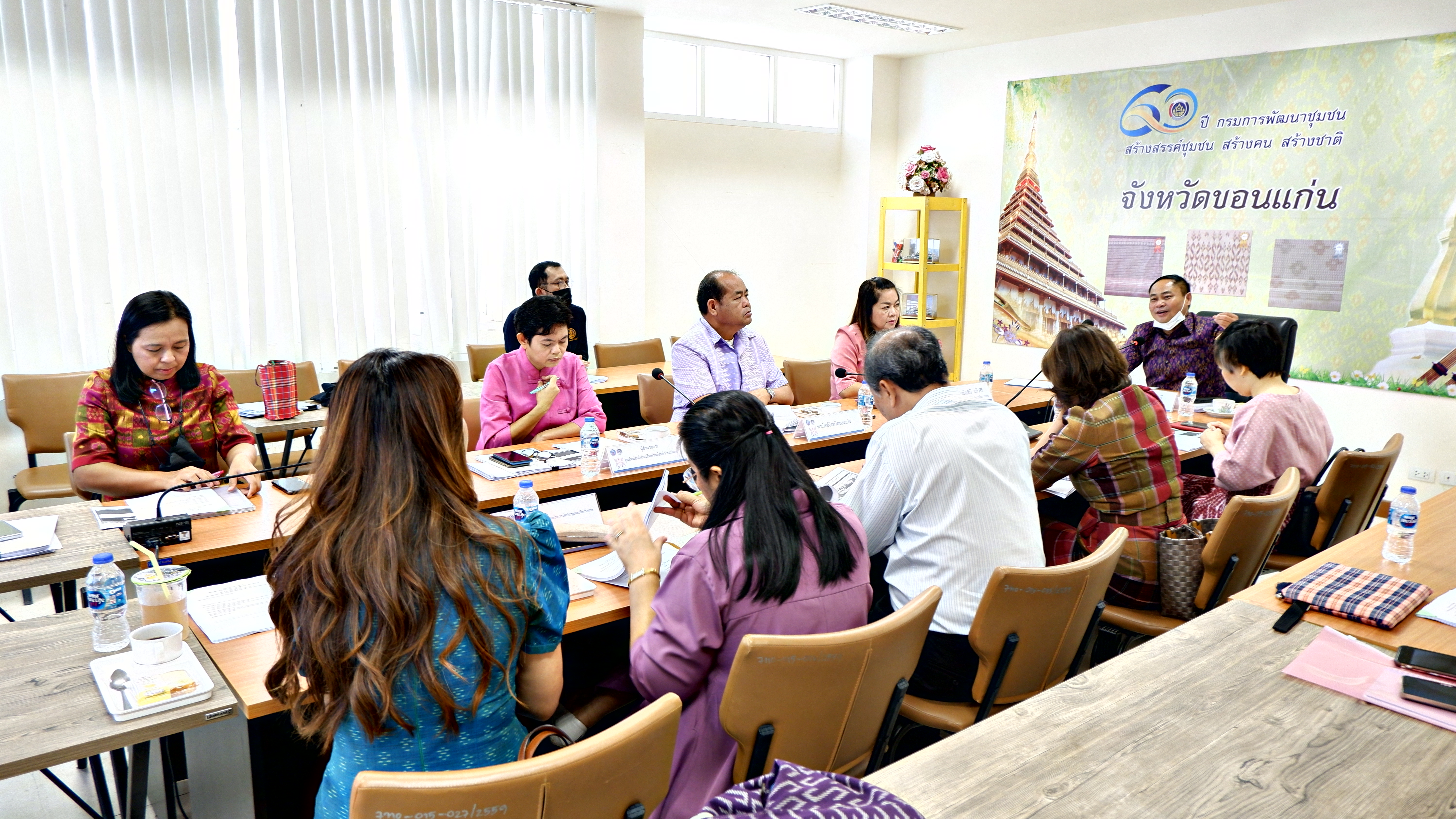 พช.ขอนแก่น : ประชุมคณะทีมปฏิบัติการขับเคลื่อน ขอนแก่น เมืองหัตถกรรมโลกแห่งผ้ามัดหมี่ ครั้งที่ 1/2566