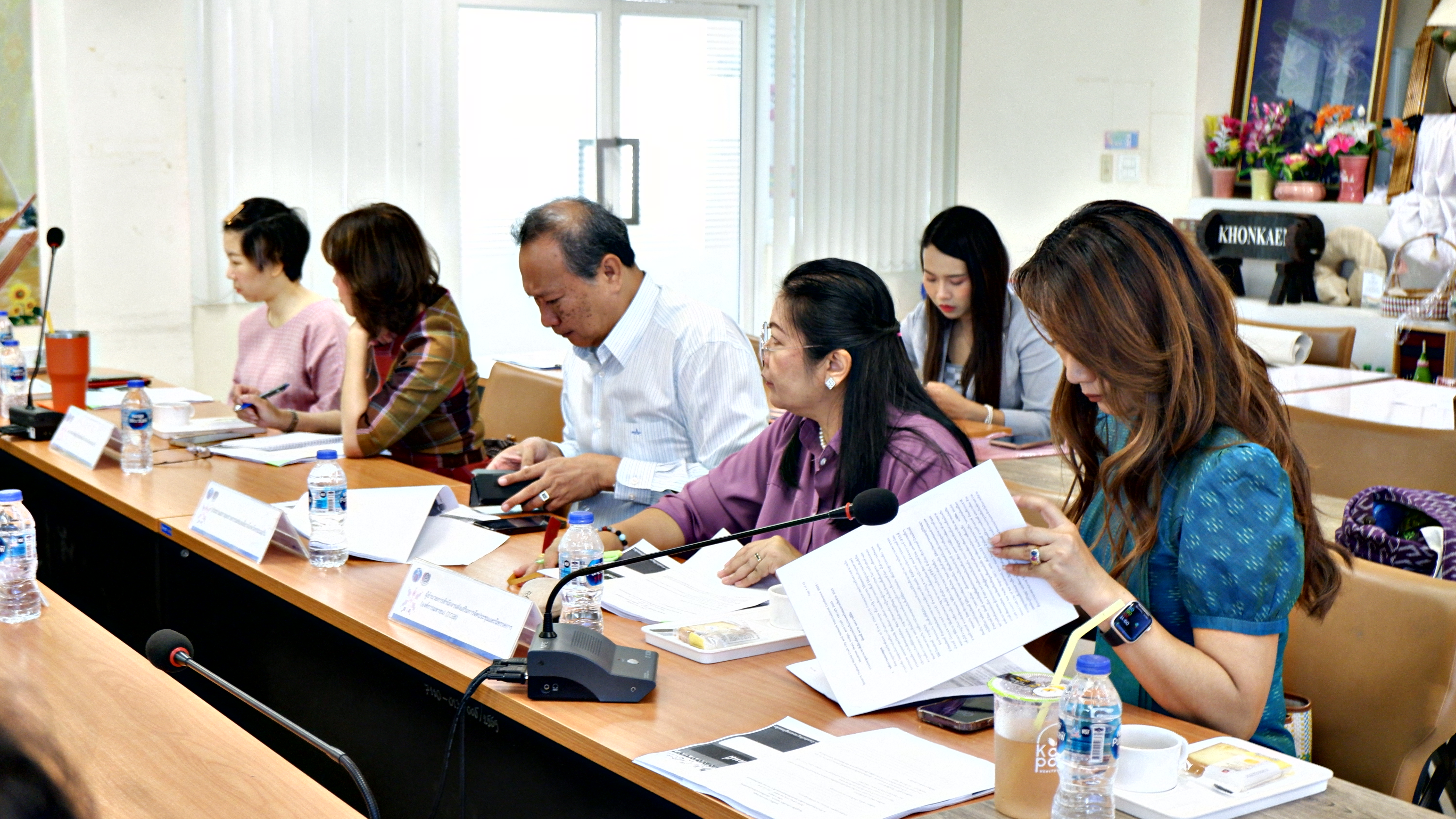 พช.ขอนแก่น : ประชุมคณะทีมปฏิบัติการขับเคลื่อน ขอนแก่น เมืองหัตถกรรมโลกแห่งผ้ามัดหมี่ ครั้งที่ 1/2566