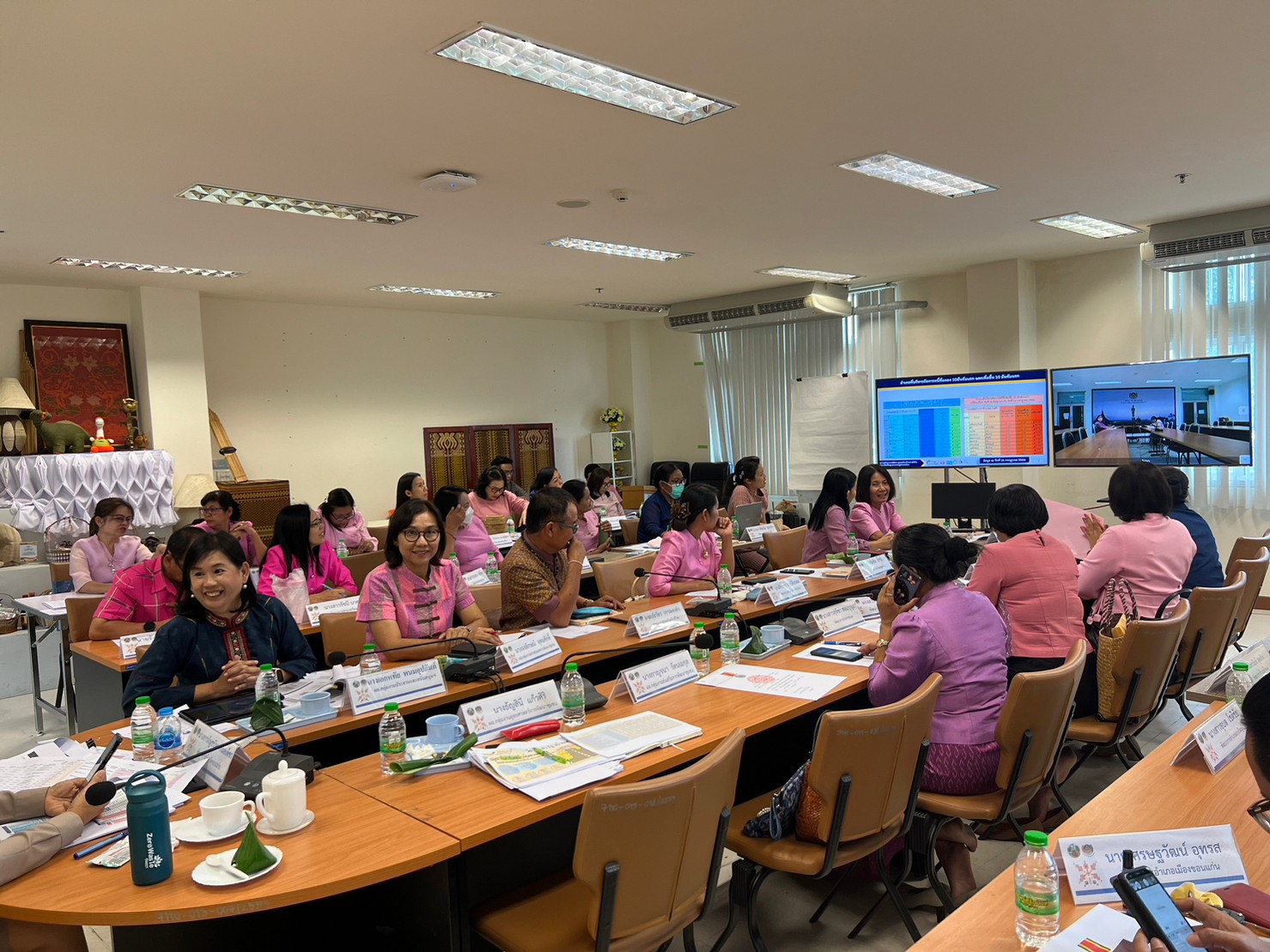 พช. ขอนแก่น : ร่วมประชุมกรมการพัฒนาชุมชน ครั้งที่ 7/2566 ผ่านระบบวีดีทัศน์ทางไกล (Video Conference)