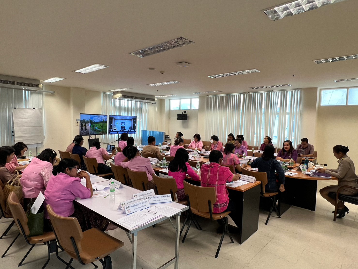 พช. ขอนแก่น : ร่วมประชุมกรมการพัฒนาชุมชน ครั้งที่ 7/2566 ผ่านระบบวีดีทัศน์ทางไกล (Video Conference)
