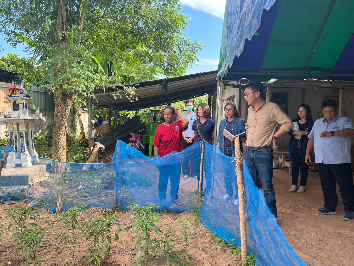 พช.ขอนแก่น : รองผู้ว่าฯ ขอนแก่น นำทีมติดตาม และสนับสนุน การดำเนินงานขจัดความยากจนฯ ในระดับพื้นที่ อำเภอซำสูง