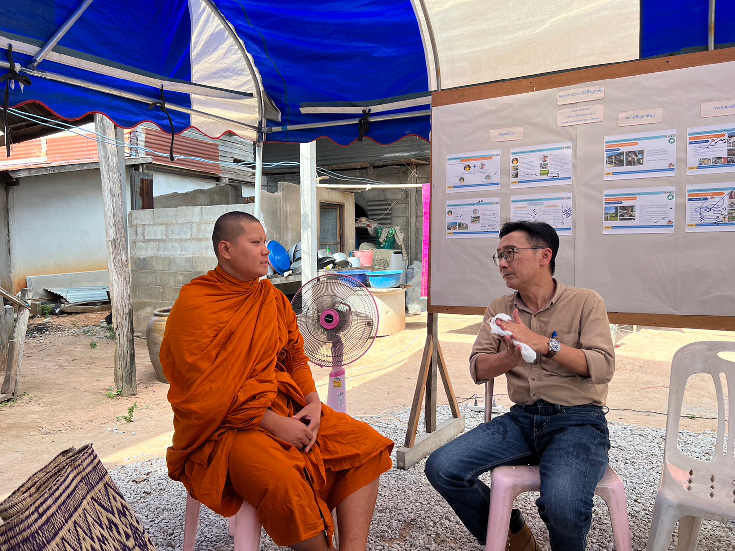 พช.ขอนแก่น : รองผู้ว่าฯ ขอนแก่น นำทีมติดตาม และสนับสนุน การดำเนินงานขจัดความยากจนฯ ในระดับพื้นที่ อำเภอซำสูง