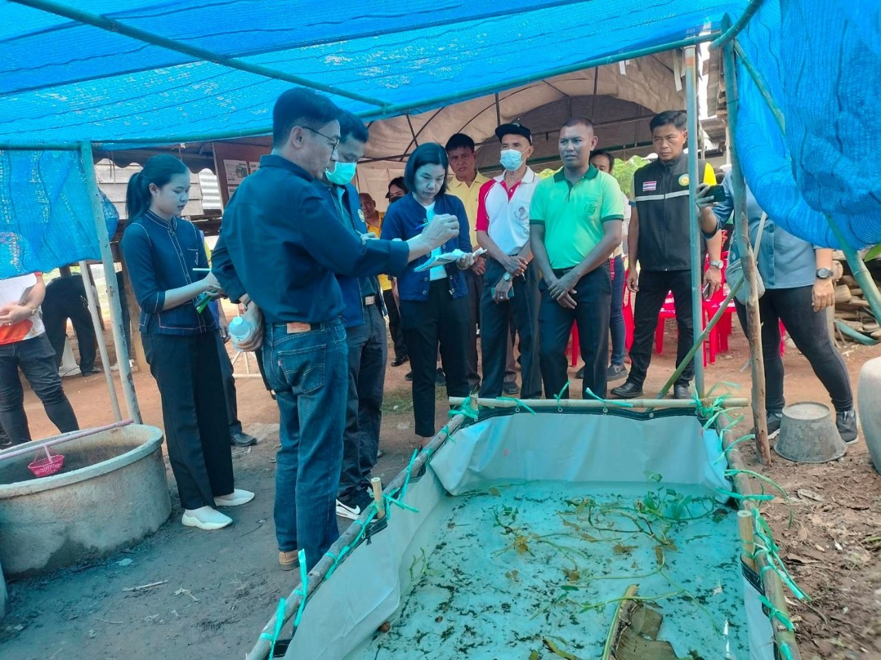 พช.ขอนแก่น : รองผู้ว่าฯ ขอนแก่น นำทีมติดตาม และสนับสนุน การดำเนินงานขจัดความยากจนฯ ในระดับพื้นที่ อำเภอหนองนาคำ