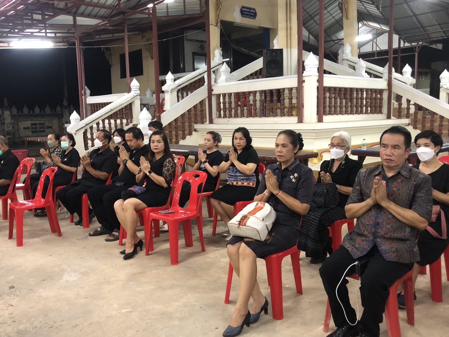 พช.ขอนแก่น : ร่วมเป็นเจ้าภาพฟังสวดพระอภิธรรม นางรัตนา อุปดิษฐ์ ข้าราชการบำนาญ กรมการพัฒนาชุมชน