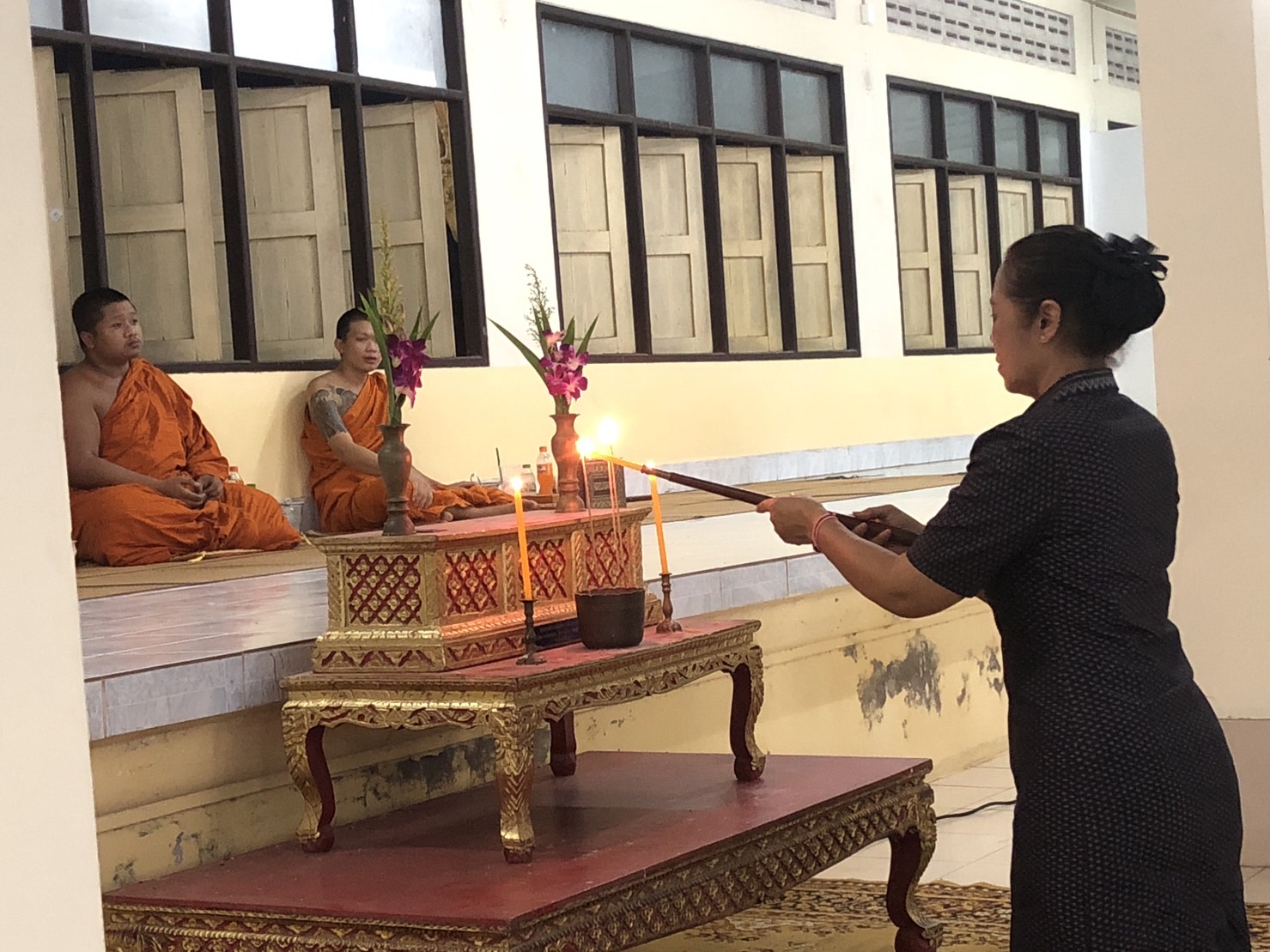 พช.ขอนแก่น : ร่วมเป็นเจ้าภาพฟังสวดพระอภิธรรม นางรัตนา อุปดิษฐ์ ข้าราชการบำนาญ กรมการพัฒนาชุมชน