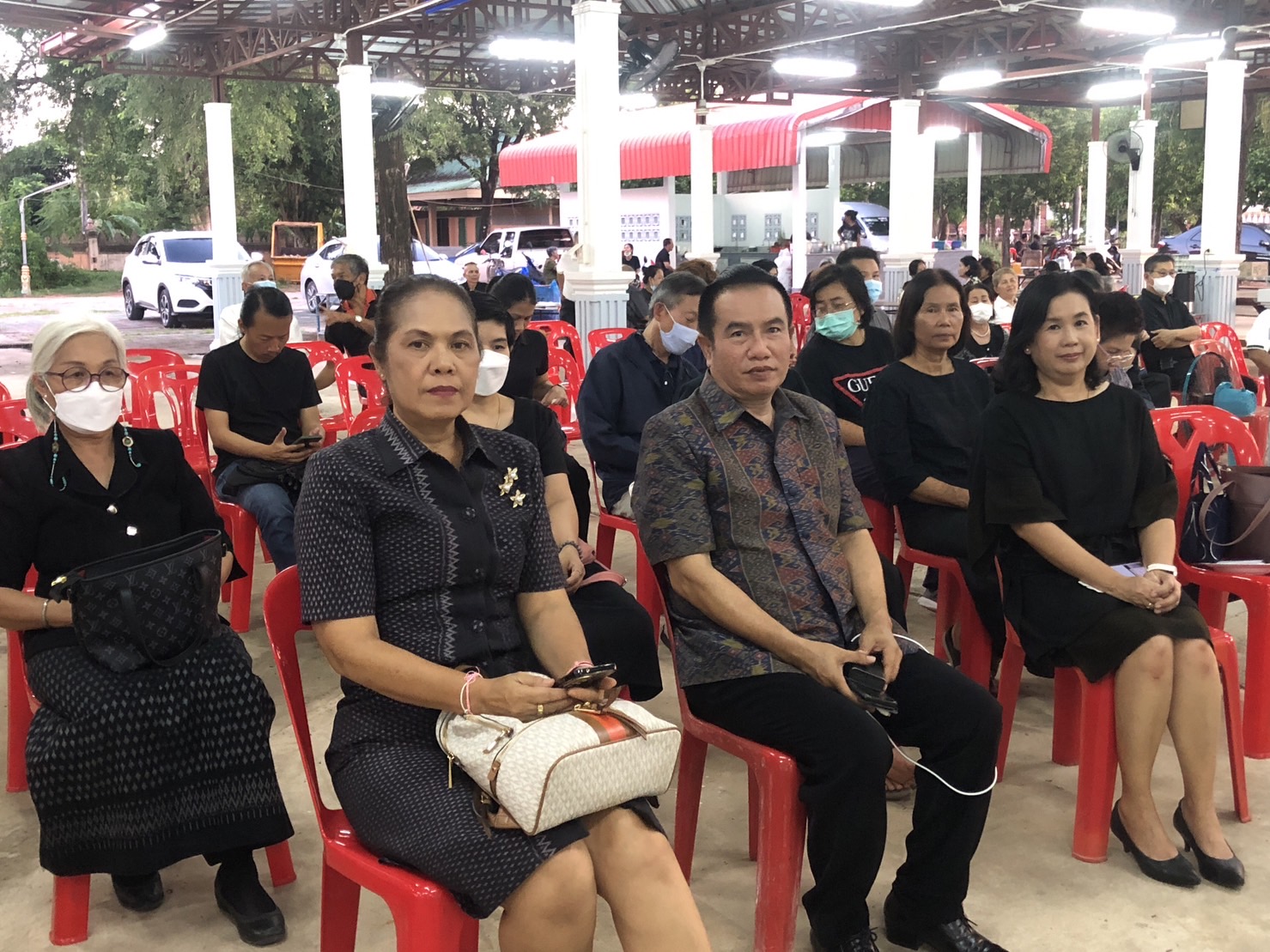 พช.ขอนแก่น : ร่วมเป็นเจ้าภาพฟังสวดพระอภิธรรม นางรัตนา อุปดิษฐ์ ข้าราชการบำนาญ กรมการพัฒนาชุมชน