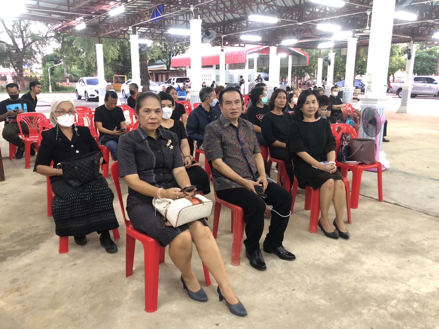 พช.ขอนแก่น : ร่วมเป็นเจ้าภาพฟังสวดพระอภิธรรม นางรัตนา อุปดิษฐ์ ข้าราชการบำนาญ กรมการพัฒนาชุมชน
