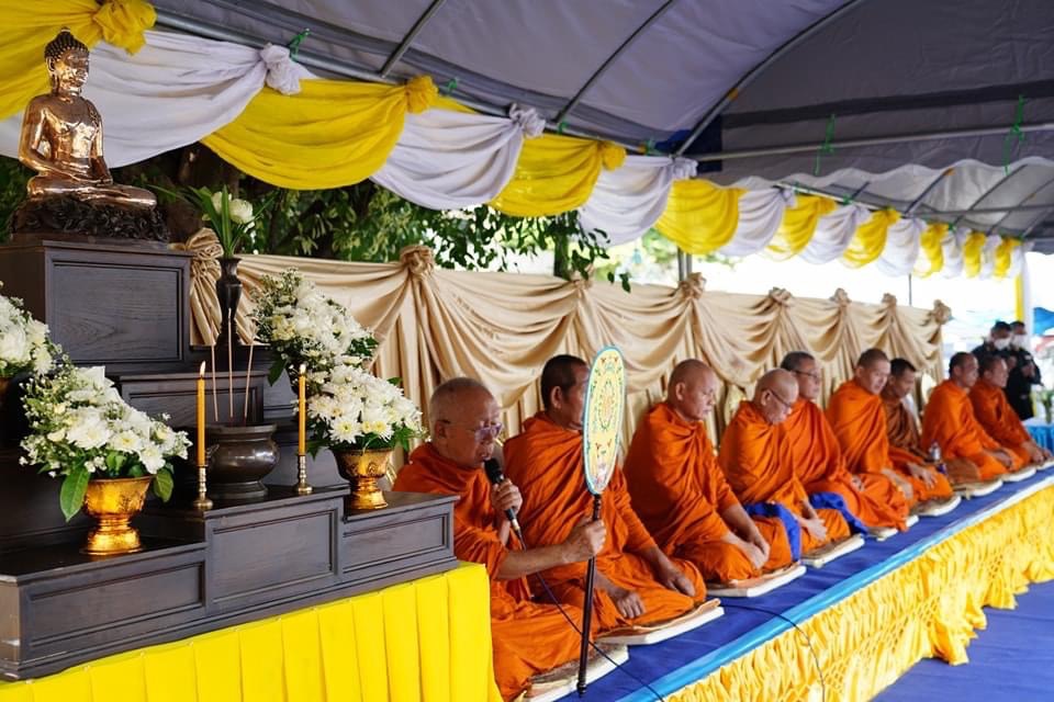 พช.ขอนแก่น : อำเภอชุมแพ ร่วมพิธีทำบุญใหญ่ครอบรอบ 80 ปี สถาปนาอำเภอชุมแพ