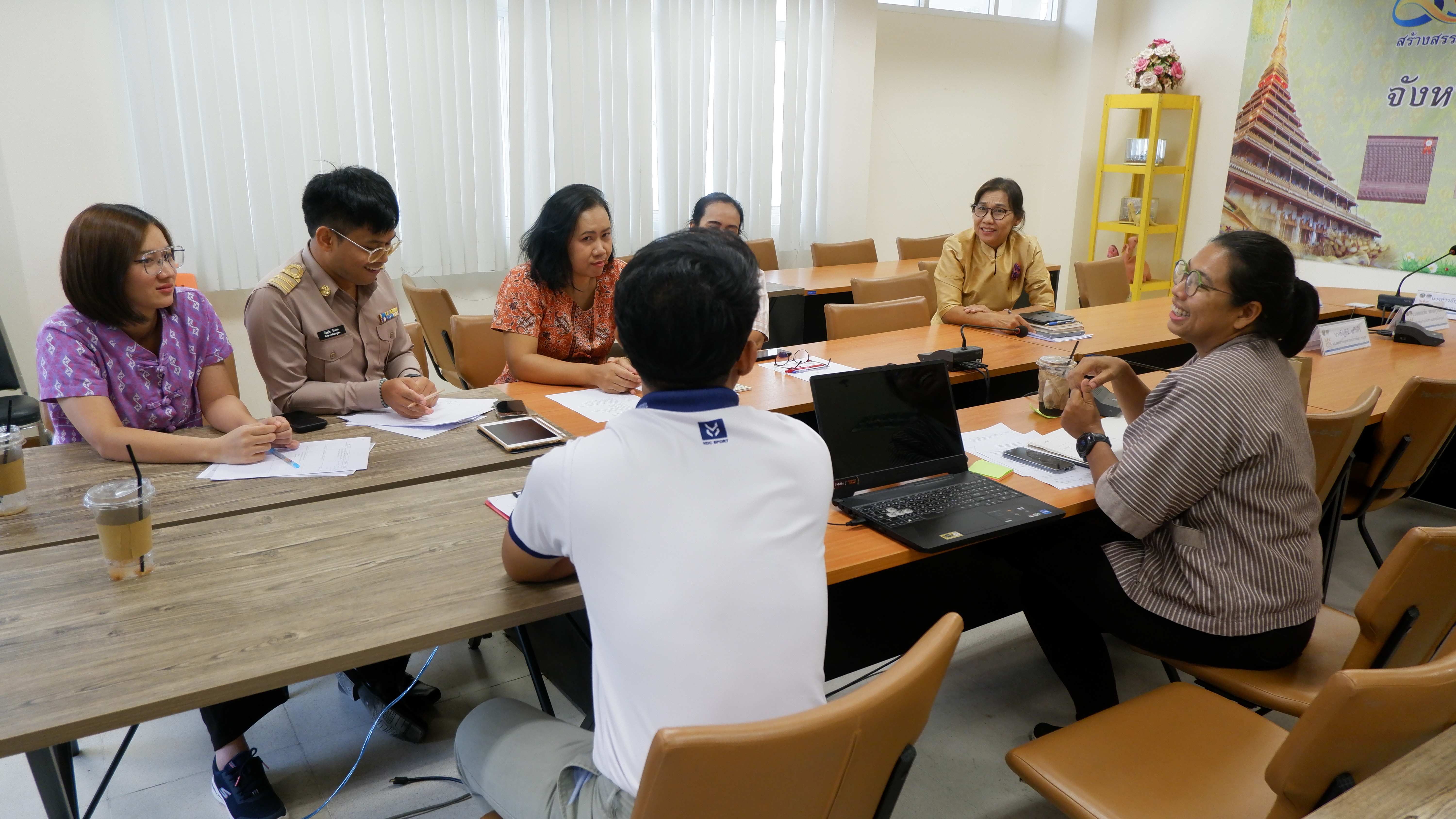 พช.ขอนแก่น : ประชุมเตรียมความพร้อมโครงการส่งเสริมความสัมพันธ์ สอ.พช. ปี 2566 และงานมุทิตาจิตข้าราชการเกษียณอายุราชการ