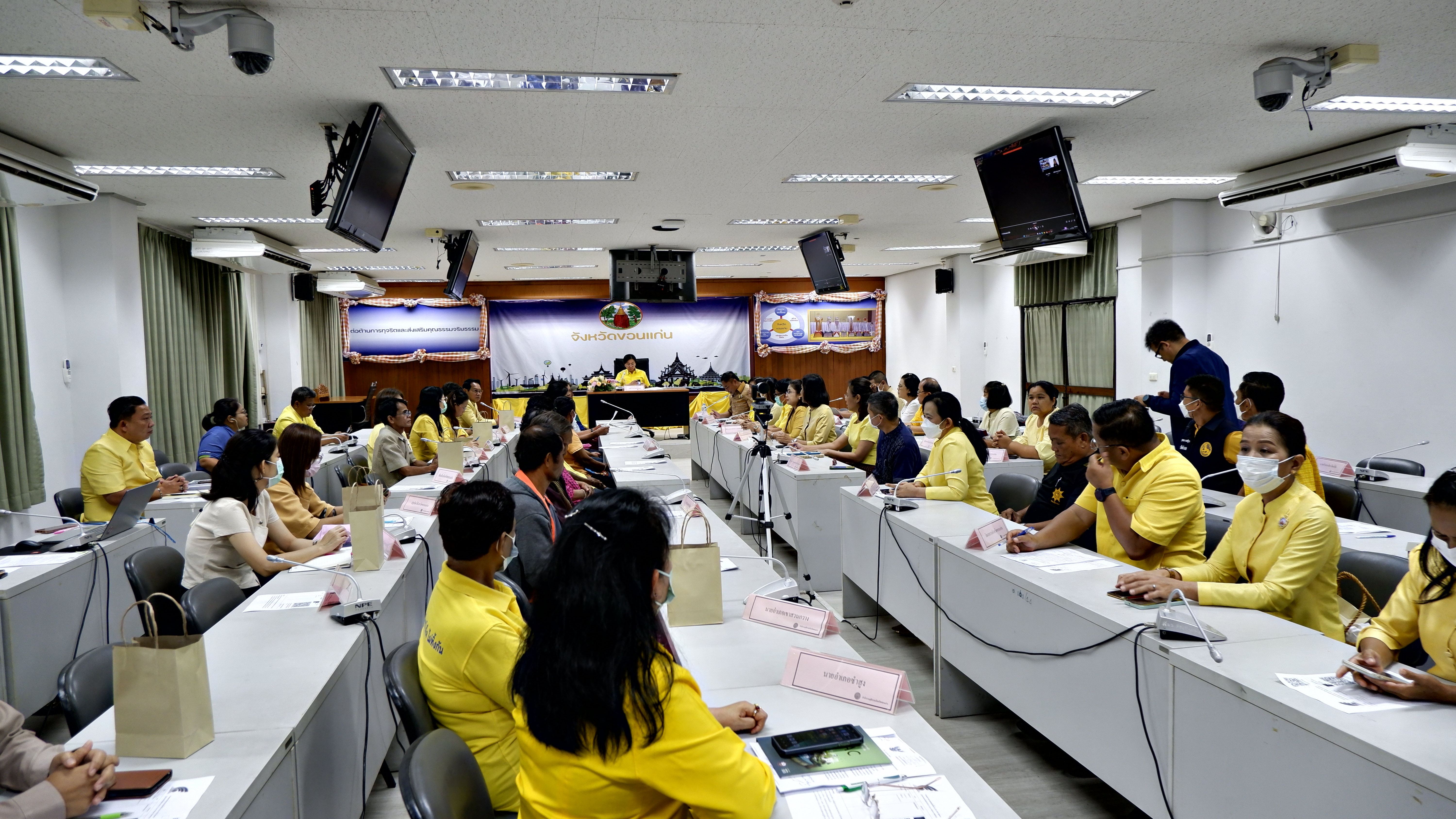 พช.ขอนแก่น : ร่วมการตรวจประเมินองค์กรต้นแบบต้านสิทธิมนุษยชนขั้นที่ 6 การตรวจผลงานเชิงประจักษ์