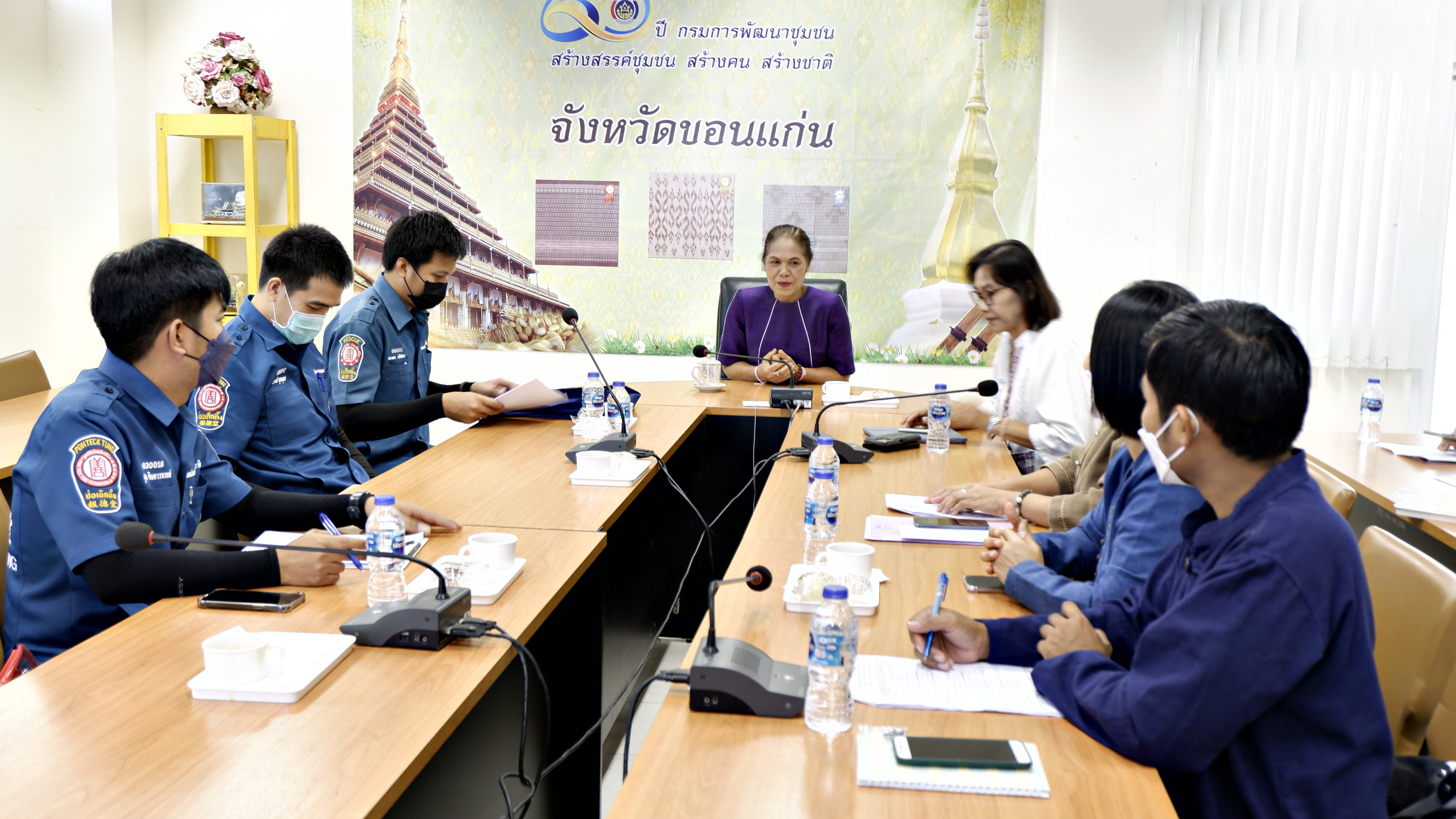 พช.ขอนแก่น : กรมการพัฒนาชุมชนกระทรวงมหาดไทย ร่วมกับ มูลนิธิปอเต๊กติ๊ง ลงพื้นที่เพื่อจัดเก็บข้อมูลครัวเรือนเป้าหมาย ในการดำเนินงานภายใต้บันทึกข้อตกลงความร่วมมือในการแก้ไขปัญหาความยากจนเชิงบูรณาการ จังหวัดขอนแก่น
